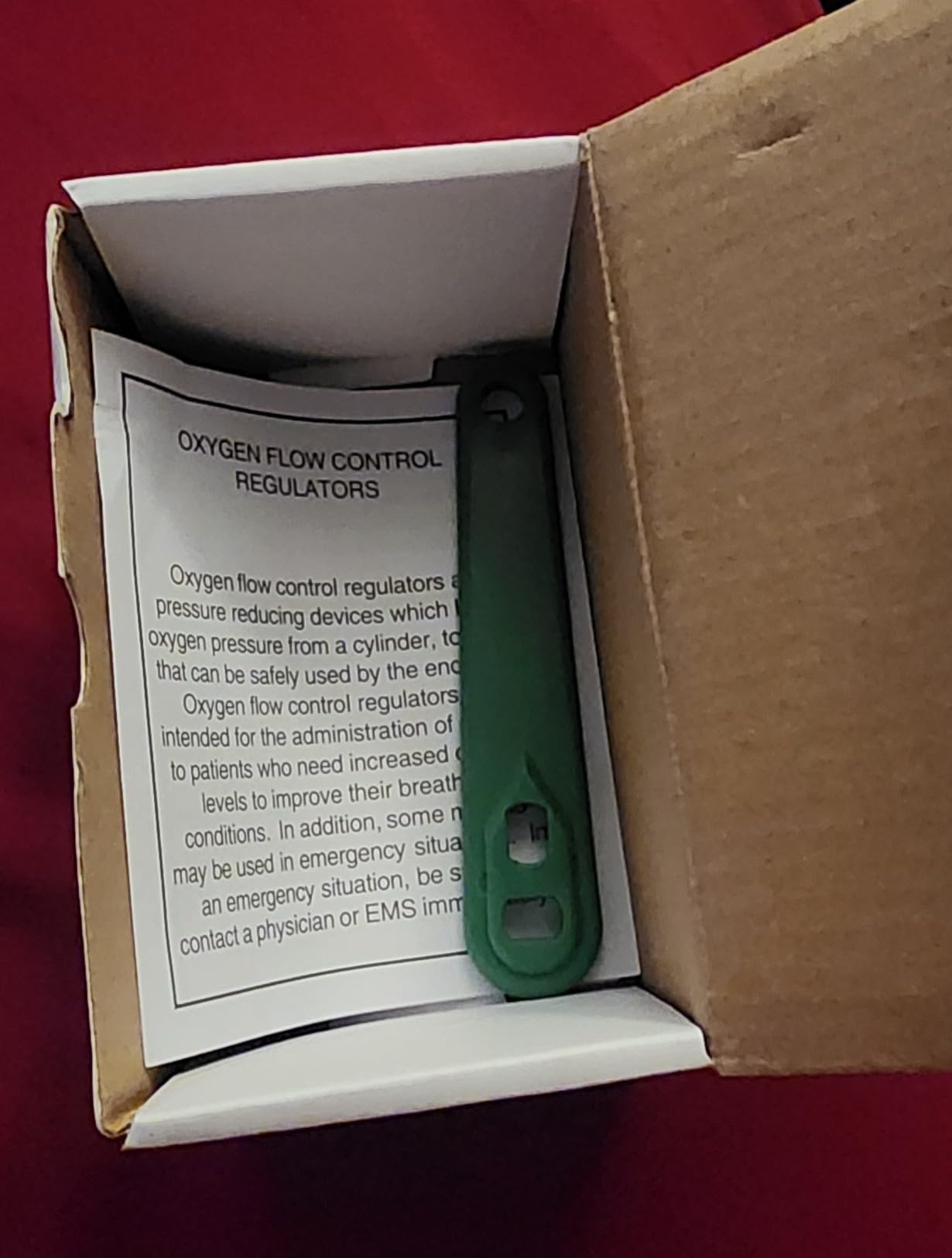 Lightning X Products O2 Mini Oxygen Regulator CGA-870 Gauge Flow Rate 0-15lpm with Wrench customer photo 2