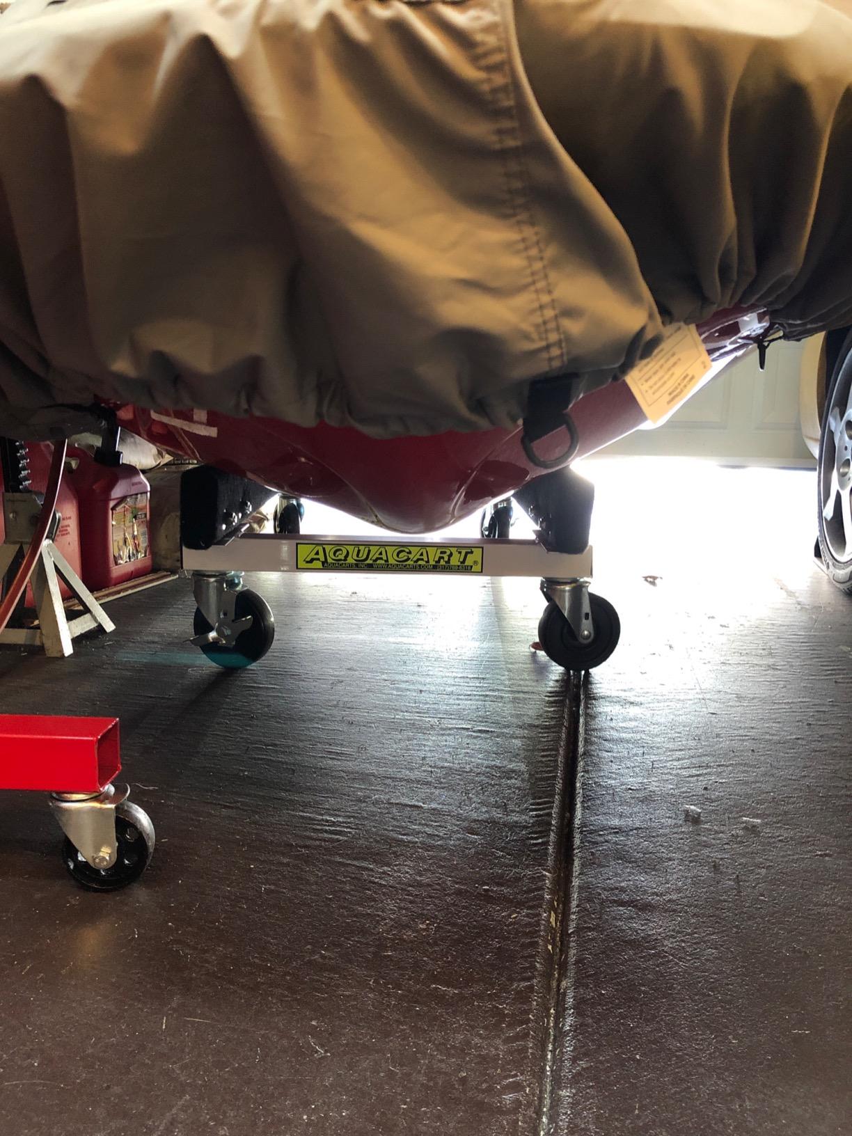 Aquacart AQ-11 Aluminum PWC watercraft cart stand dolly for outside use dock customer photo 1