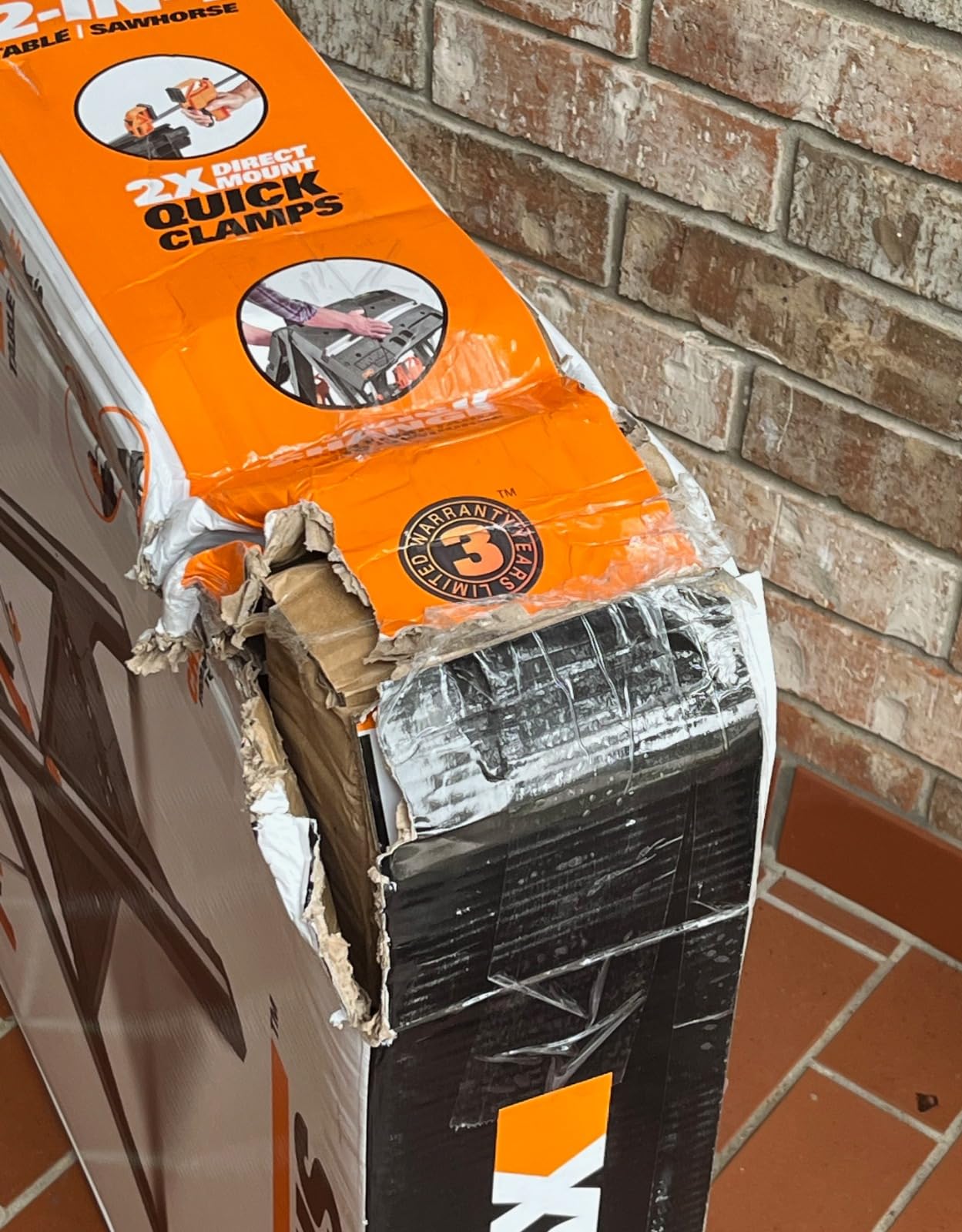 WORX Portable Folding Workbench, 2-in-1 Pegasus Table & Sawhorse, WX051 customer photo 2