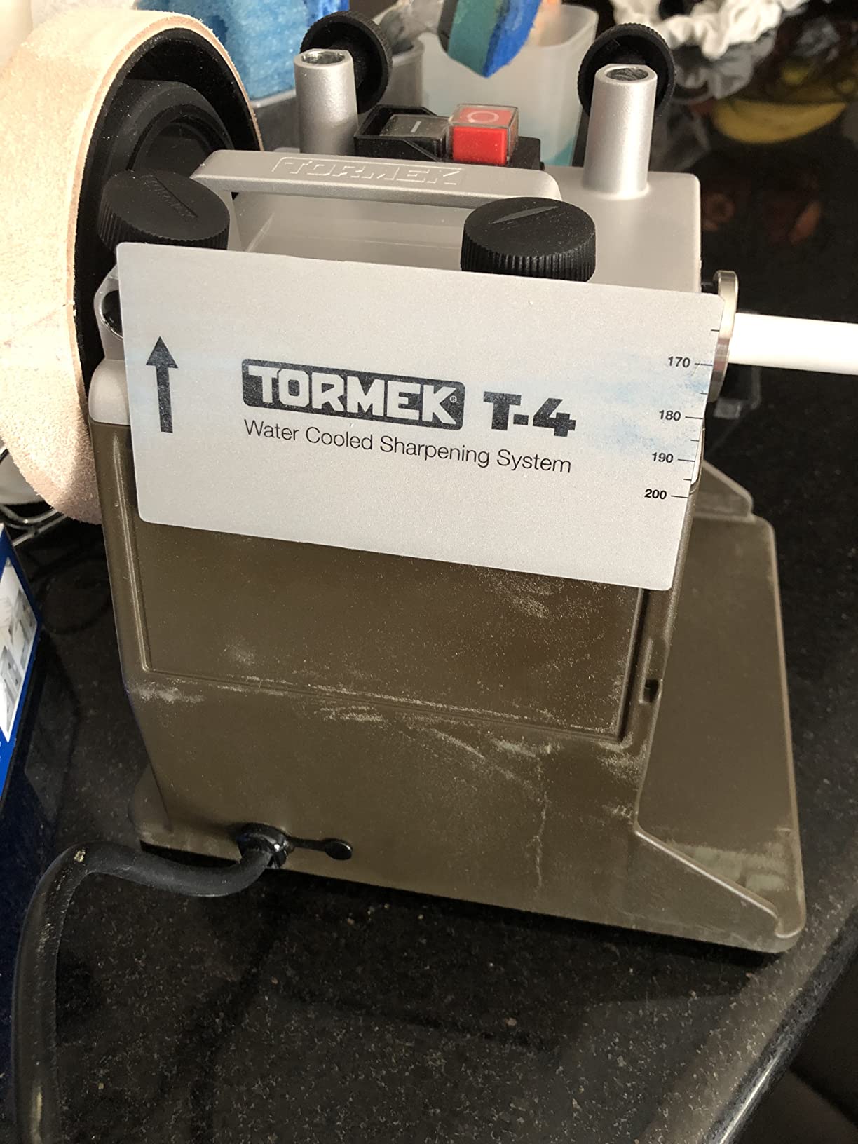 Tormek T-4 Bushcraft - Water Cooled Sharpening System for Hunting & Outdoor Use - Knife and Axe Sharpener - US Version customer photo 1