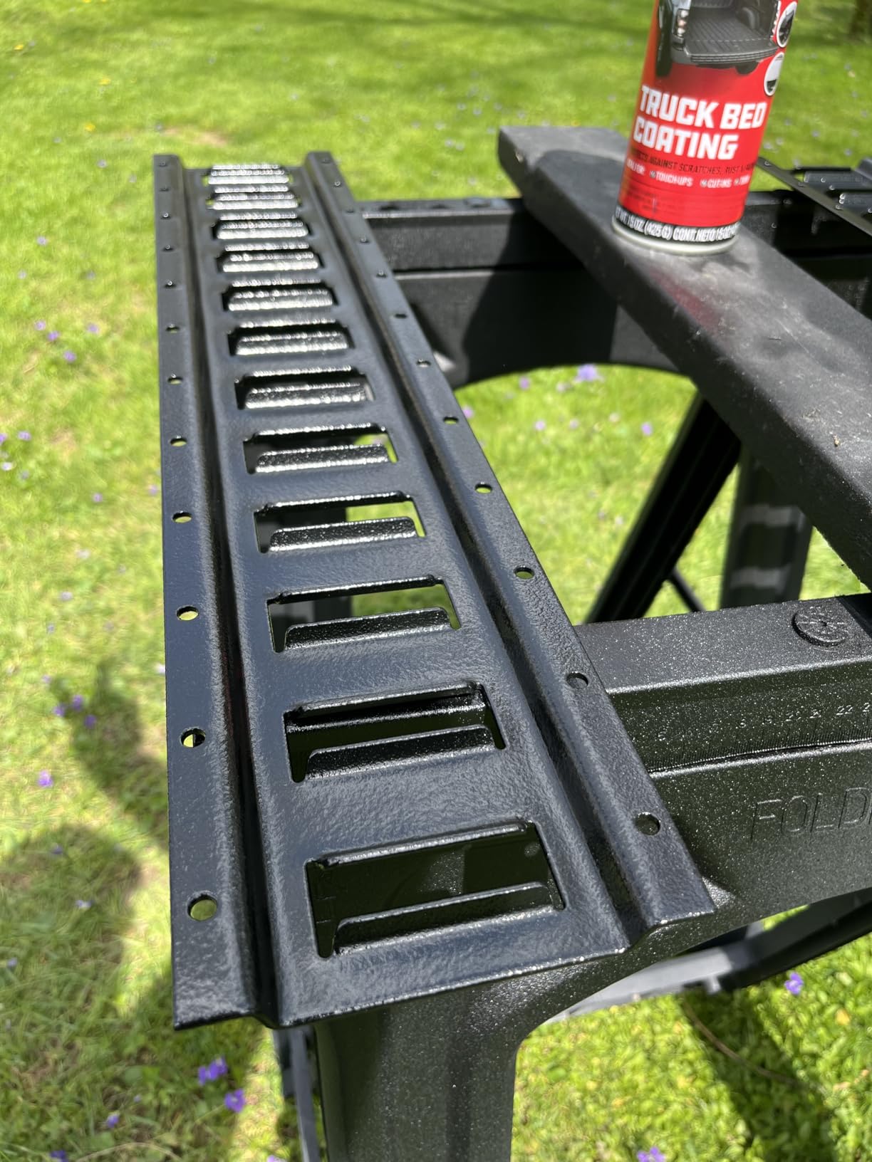Herculiner Aerosol Spray Truck Bed Liner, 15 Ounce Spray Can, Black, Textured customer photo 2