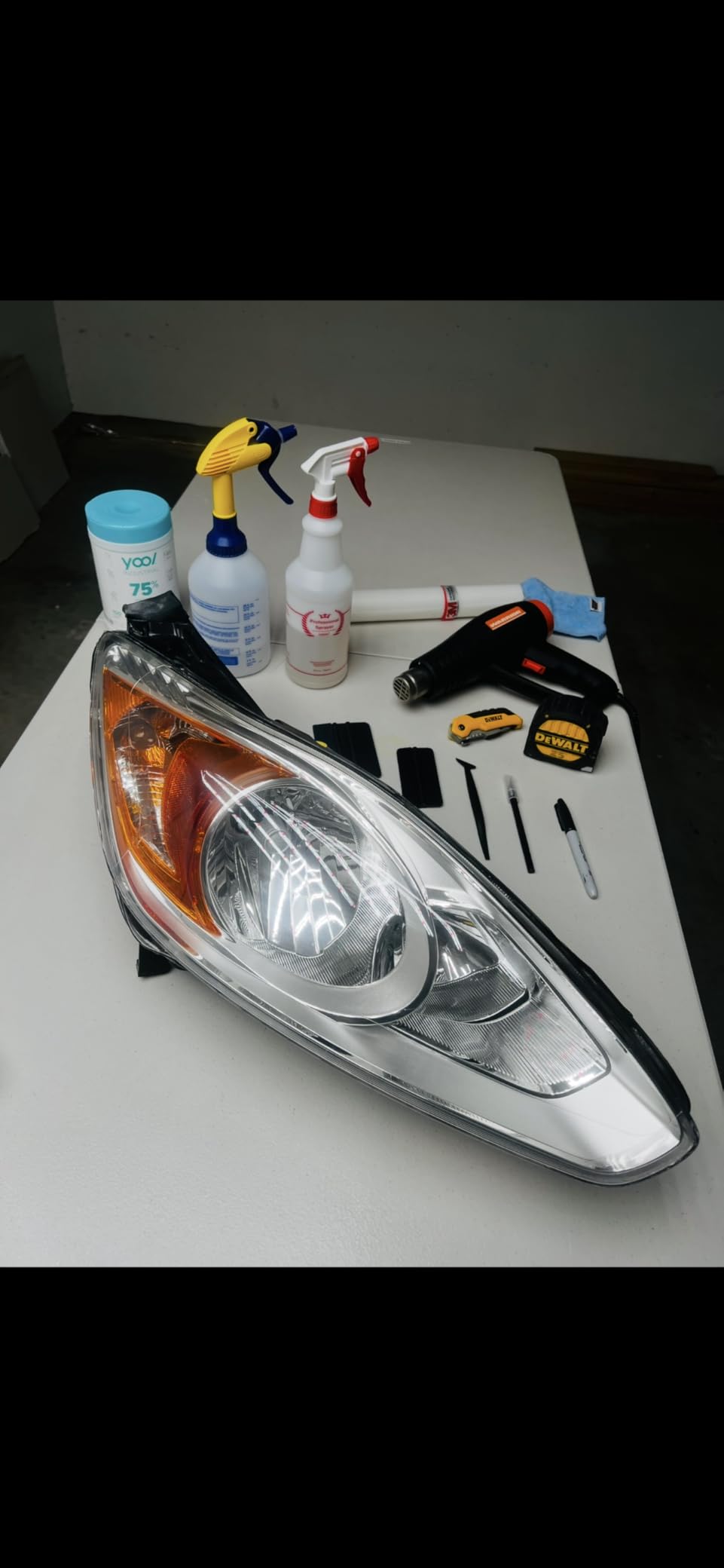 VViViD 3M Clear Paint Protection Vinyl Film 12 Inch Wide (12 Inch x 60 Inch with Tools) customer photo 1