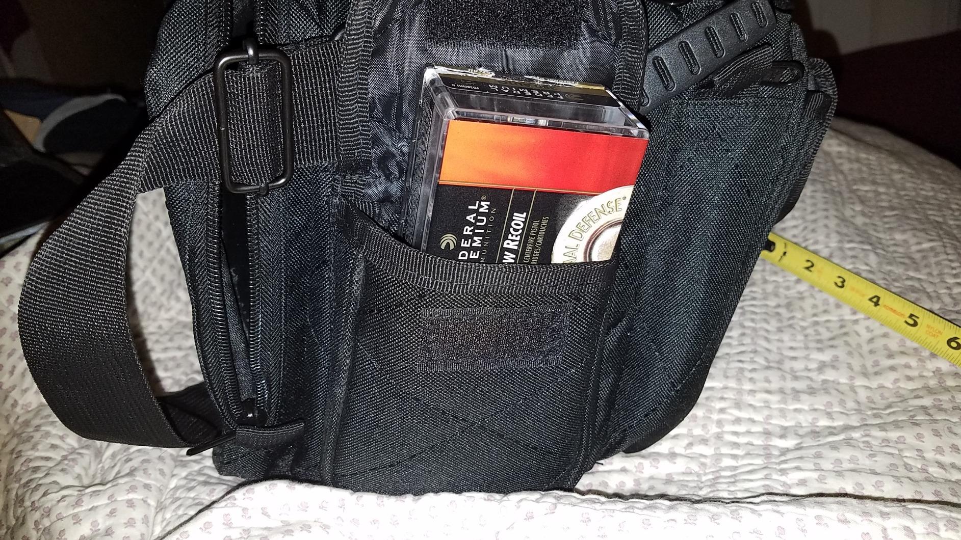 Orca Tactical Gun Range Bag for Shooting - 3+ Compact Pistol Revolver Range Bag for Handguns and Ammo - Self Standing Gun Bag - Handguns Bag with Durable Double Stitching Lockable YKK Zippers customer photo 2