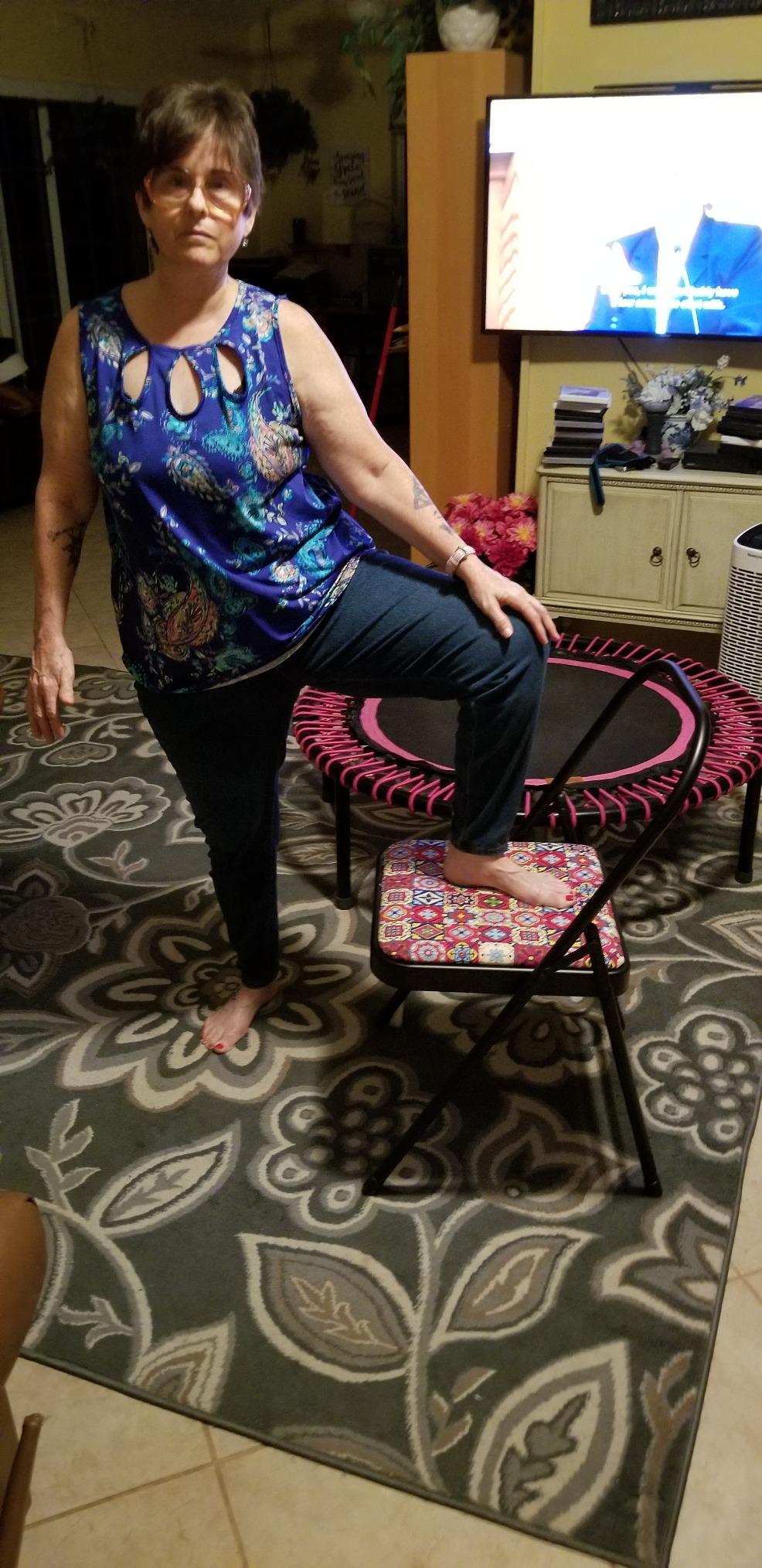Aozora Backless Yoga Chair Prop - Flexibility and Strength Training Tool customer photo 2