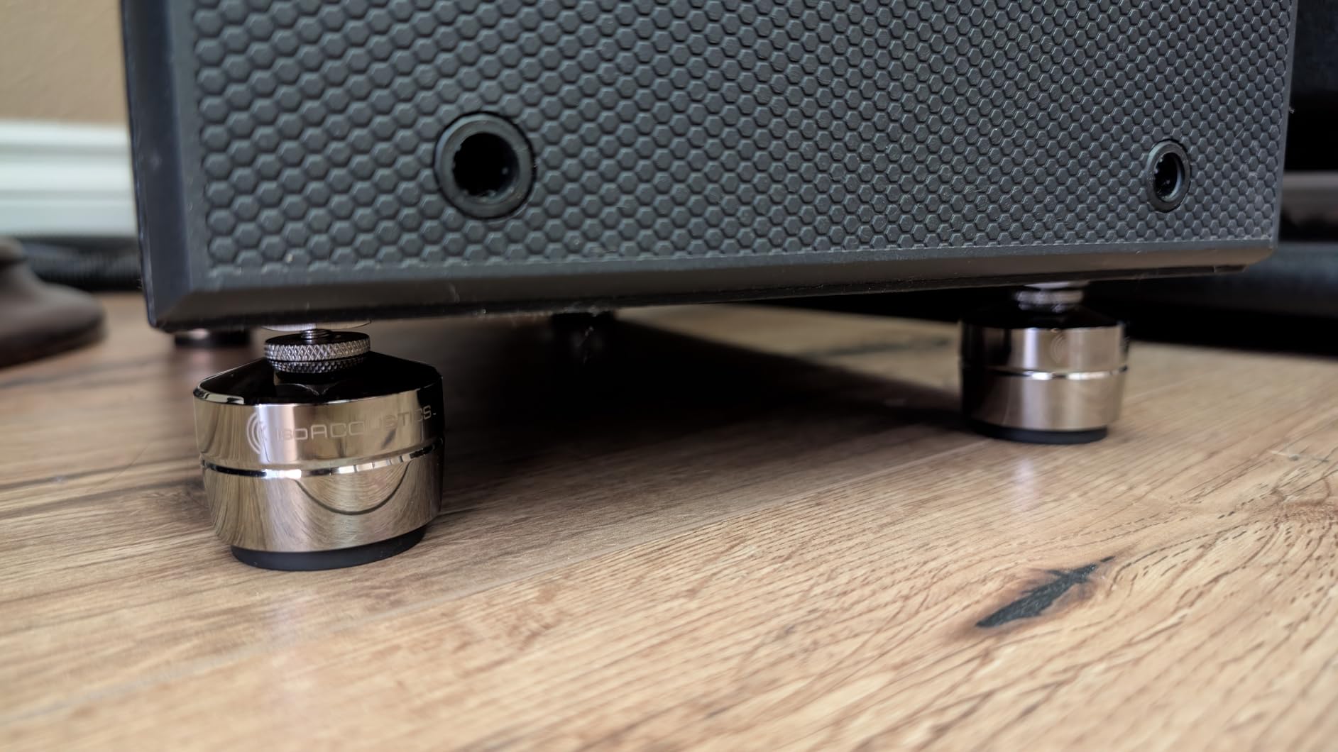 IsoAcoustics Gaia III Isolation Feet for Speakers & Subwoofers (70 lb max) - Set of 4 customer photo 1