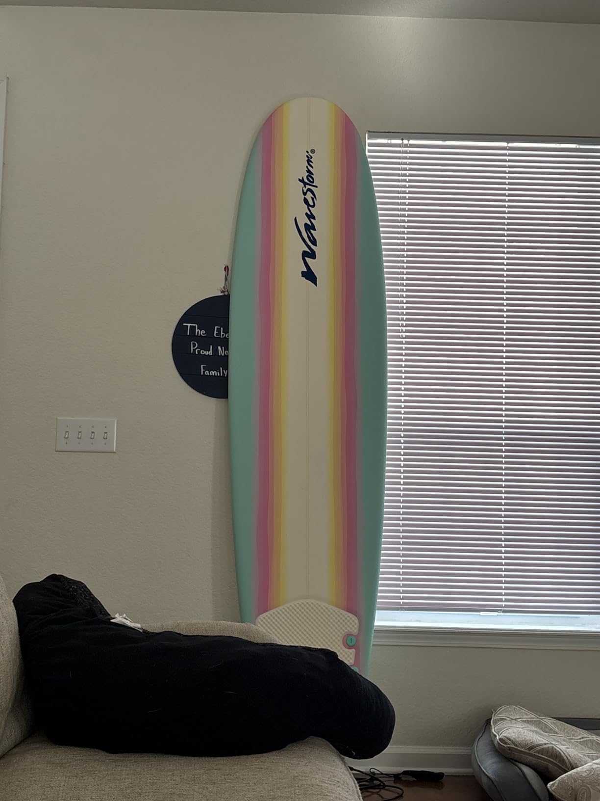 Wavestorm - Classic Soft Top Foam 8ft Surfboard customer photo 1