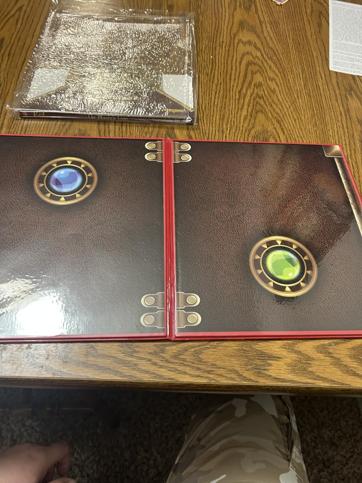 Stratagem The Master's Tome 4-Panel Customizable GM Screen with Free Inserts - Dry Erase, Dungeon & Game Master Accessory for Tabletop RPG Campaigns (Brown) customer photo 2
