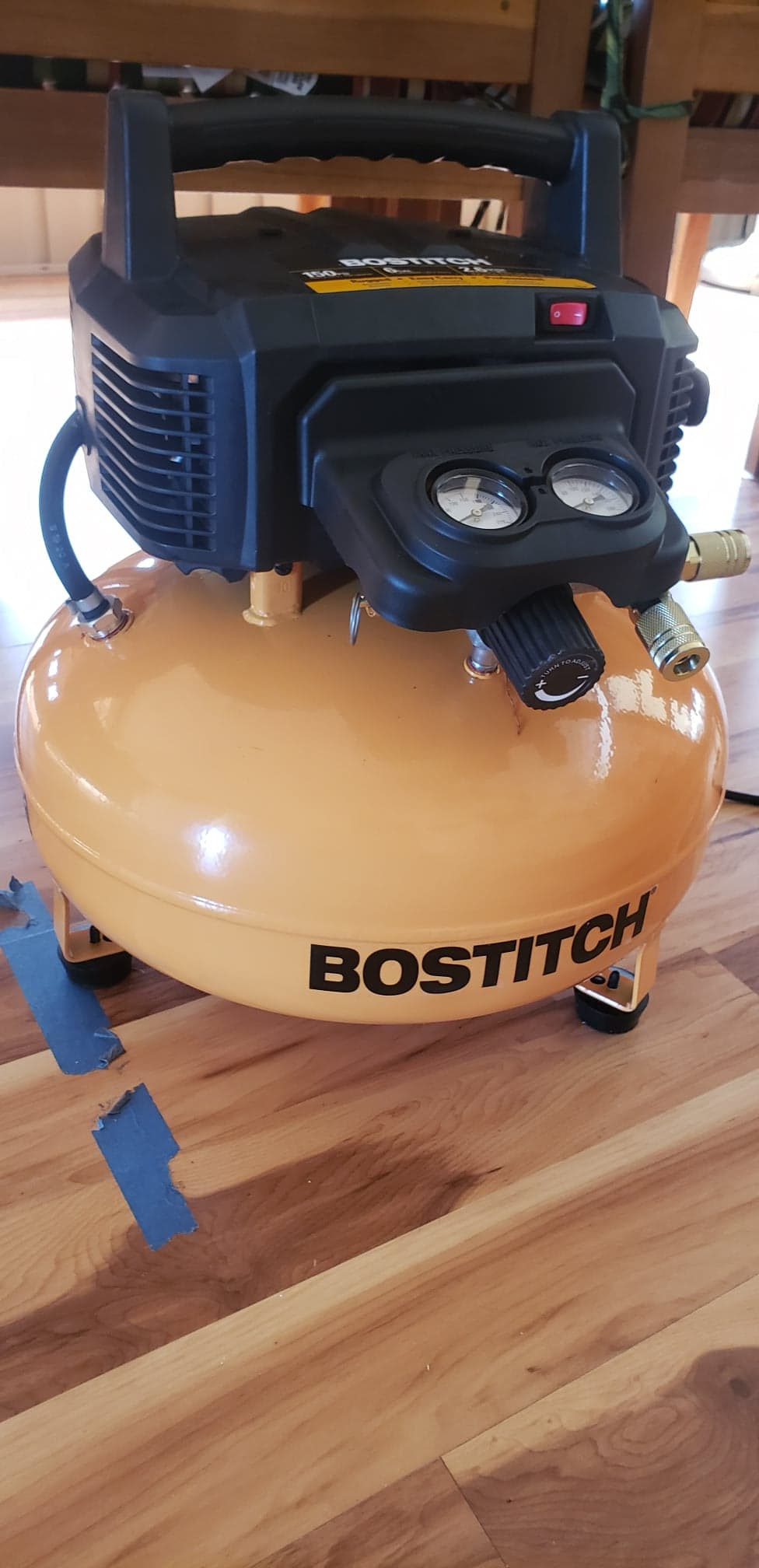 Bostitch 6 Gallon Pancake Air Compressor & 13 Piece Accessory Kit customer photo 2