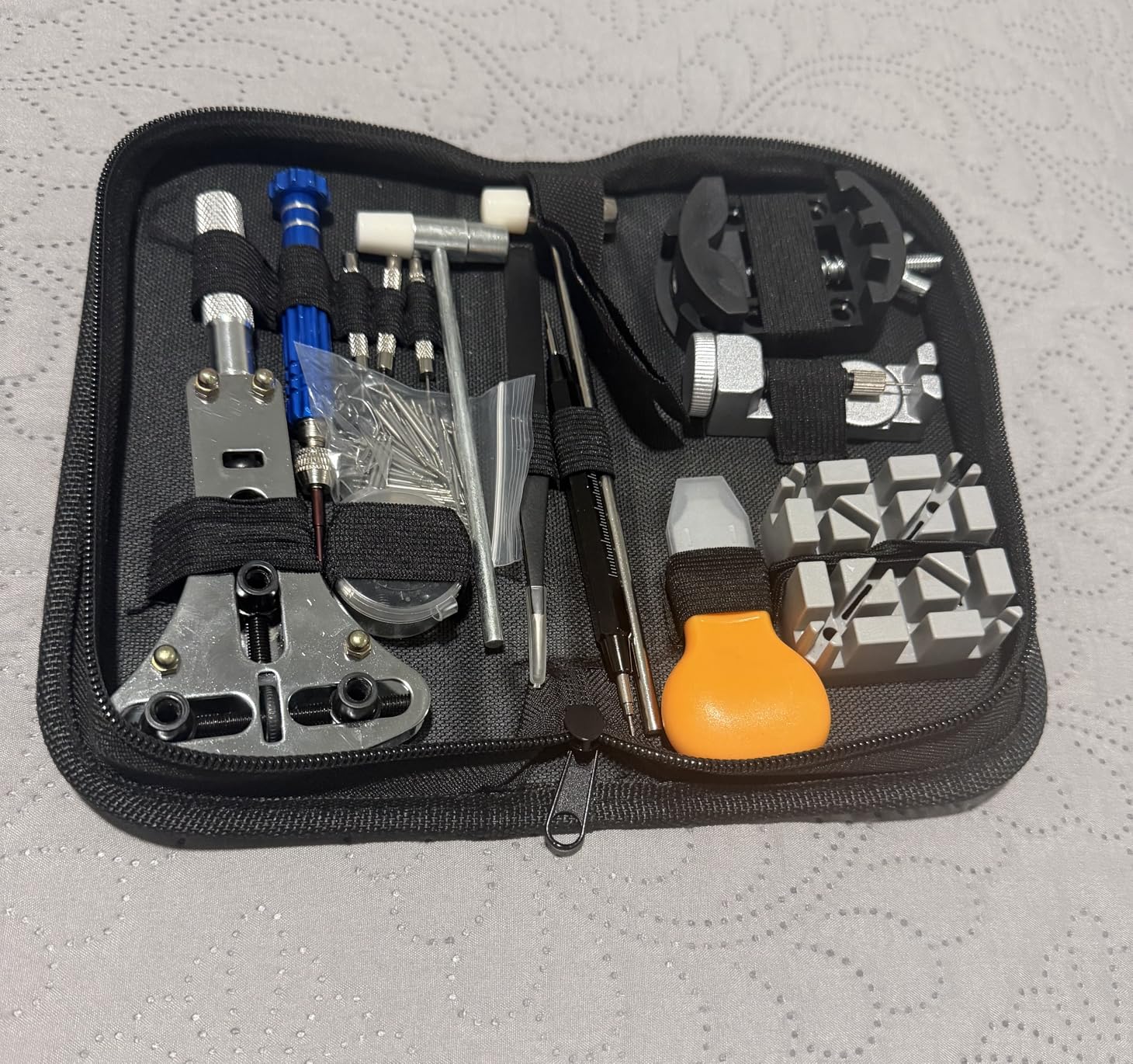 Eventronic Watch Repair Kit Professional 154PCS, Watch Link Removal Kit, Watch Battery Replacement Tool Kit & Strap Adjustment, Watch Tool Kit, Watch Band Pin Tool with Carrying Case customer photo 2