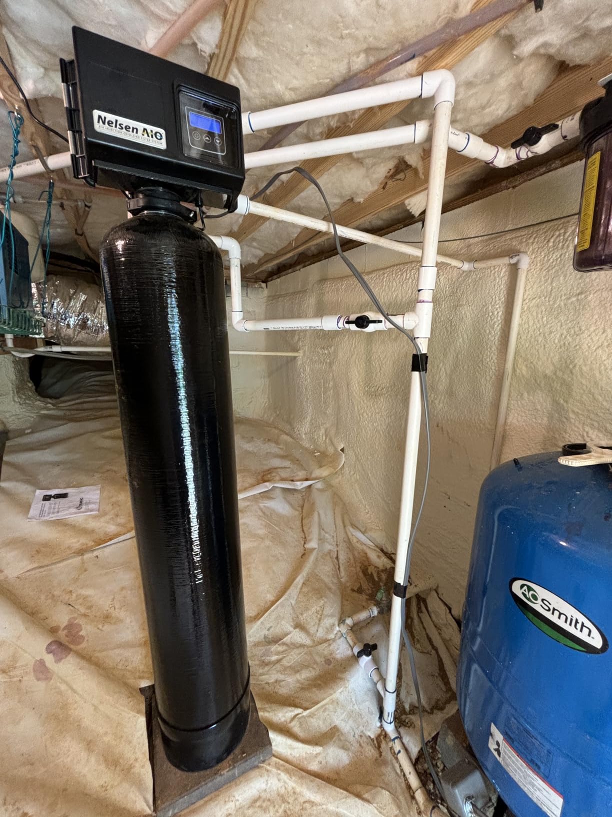 Premier Whole House AIO Air Injection Oxidizing Well Water Filter System Fleck 2510SXT, 10T-FE | Removes Iron, Sulfur and Manganese customer photo 2