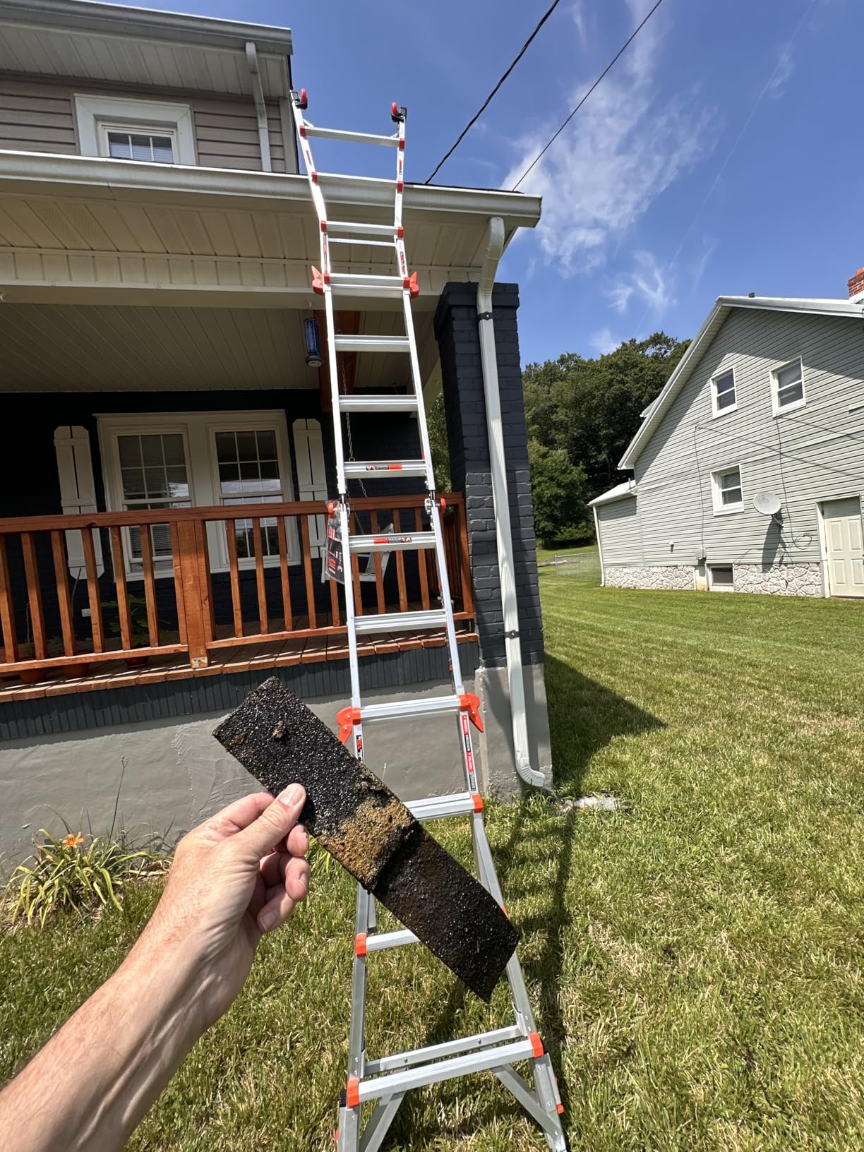 Little Giant Ladders Velocity 26-Ft Folding Multi-Position Ladder, Aluminum, 300 lb Load Capacity, Type 1A Extra Heavy Duty, 26-Ft Reach, with Ratchet Levelers and Wheels (15426-801) customer photo 1