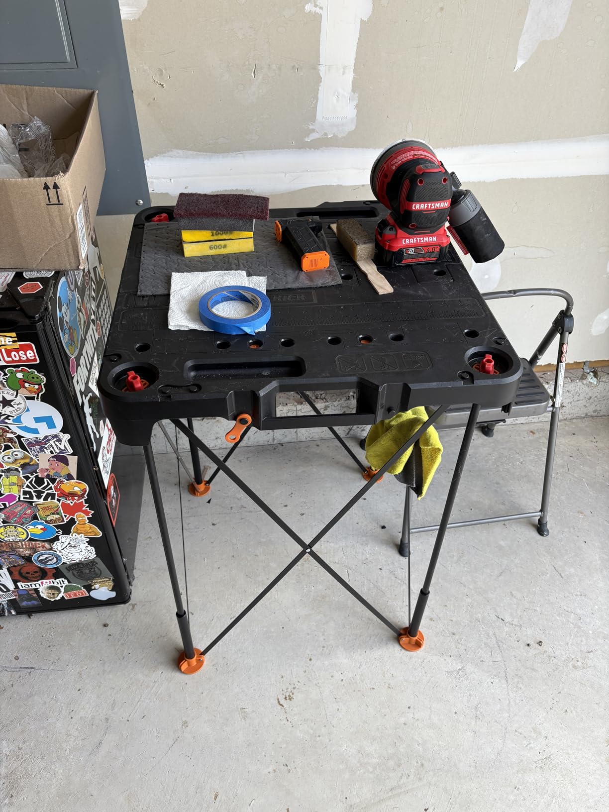 Worx WX066 Sidekick Folding Work Table, Portable All-in-one Work Bench customer photo 2