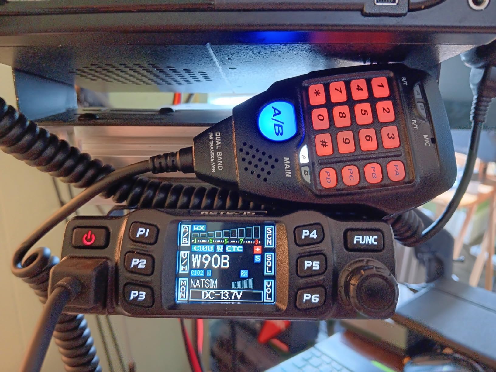 Retevis RT95 Mobile Ham Radio, Dual Band customer photo 2