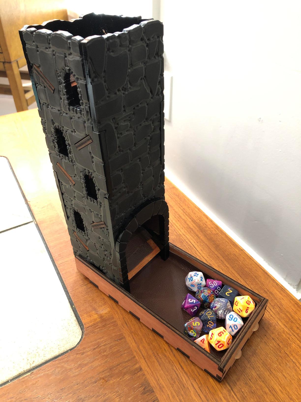 Dragon Stone Dice Tower by C4Labs customer photo 1