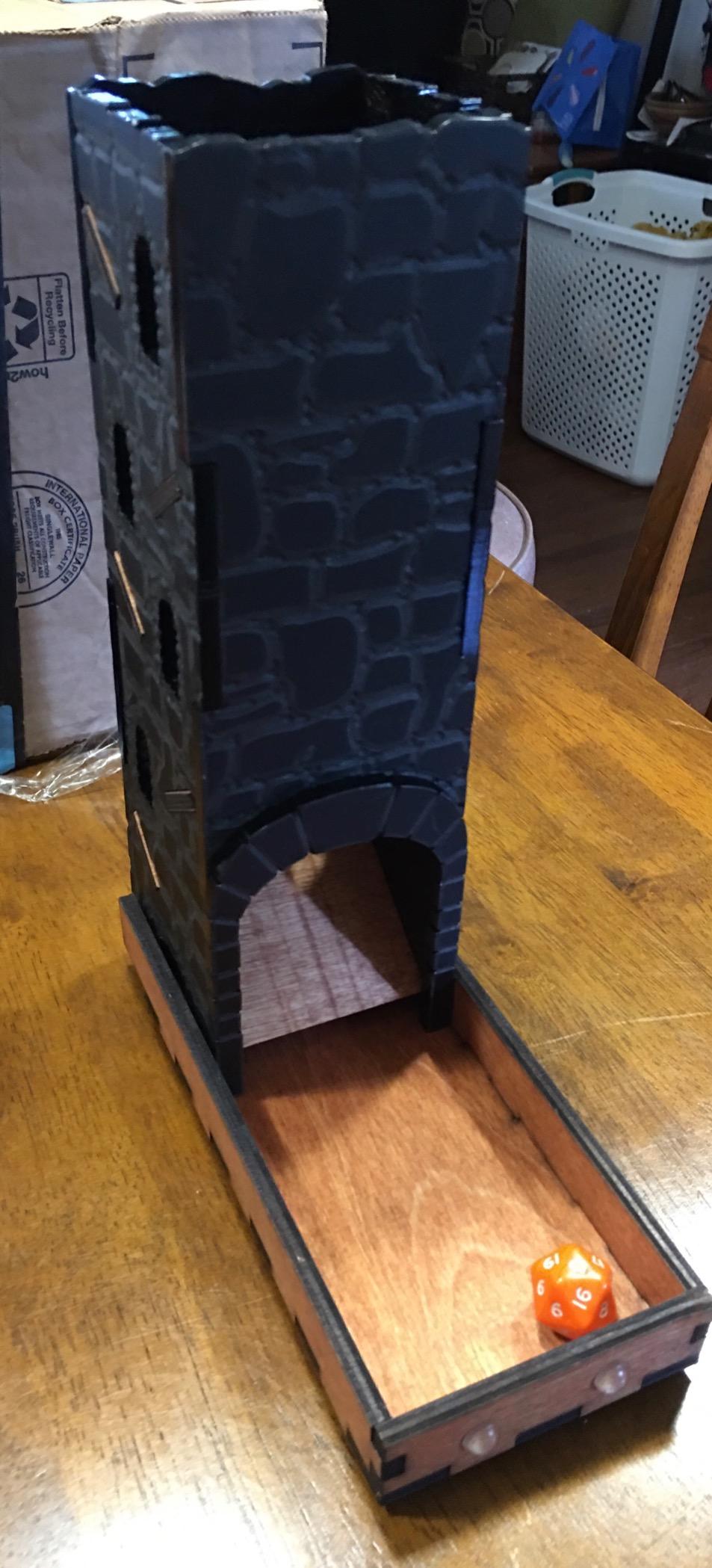Dragon Stone Dice Tower by C4Labs customer photo 2