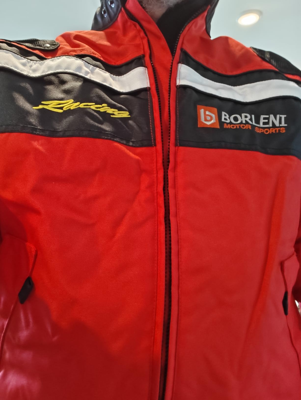 BORLENI Motorcycle Jacket Motorbike Riding Jacket Windproof Motorcycle Full Body Protective Gear Armor customer photo 1