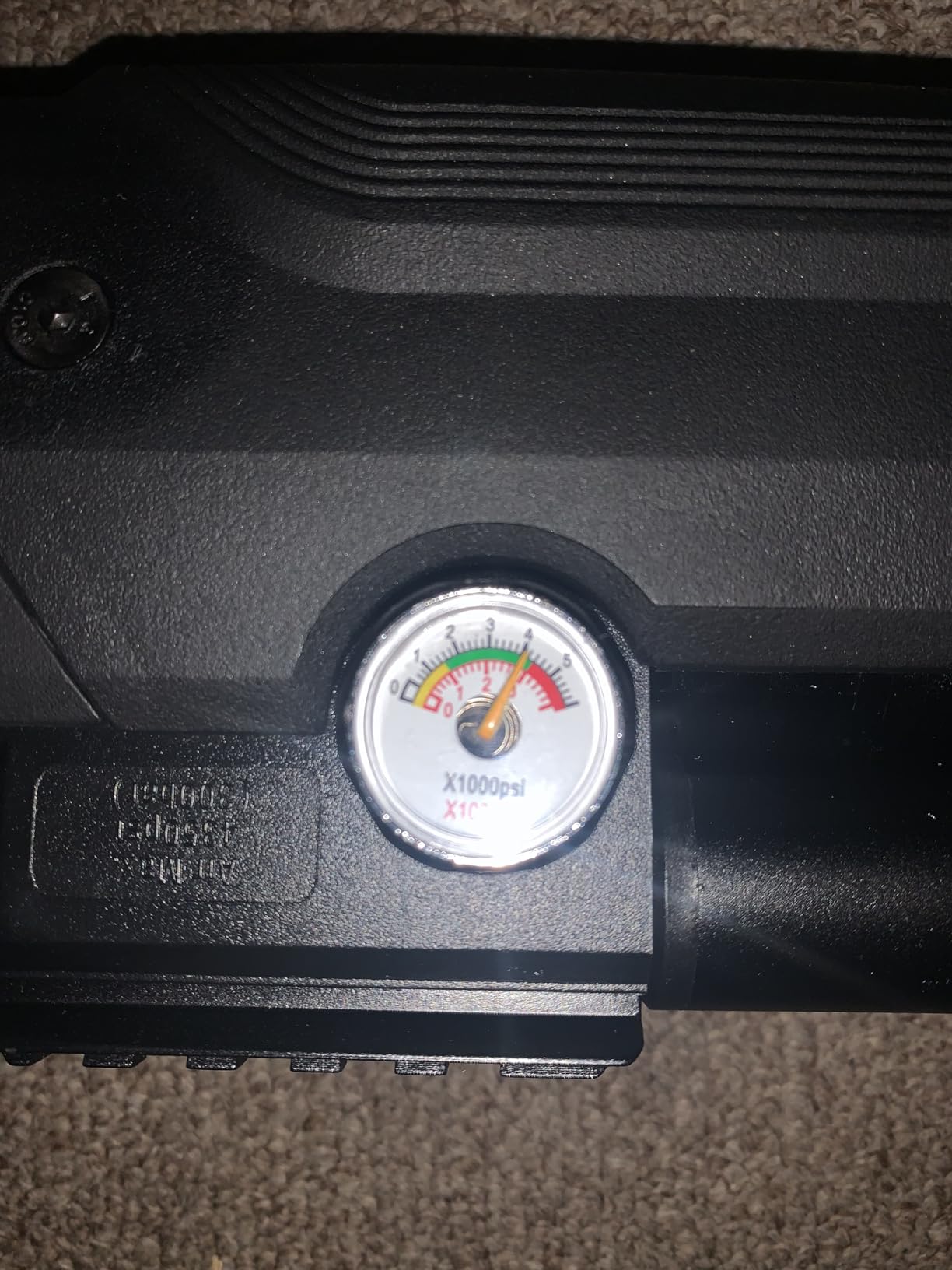 VEVOR High Pressure Hand Pump 3 Stage Airgun PCP Filling Stirrup Pump (30MPA), Black customer photo 1
