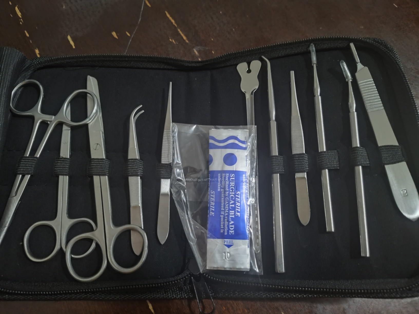 22Pcs Advanced Dissection Kit for Medical Biology & Veterinary Students- Anatomy Lab Botany Animal Frog etc Dissecting Kit. Premium Stainless Steel Scalpel Knife Handle-11 Blades customer photo 2