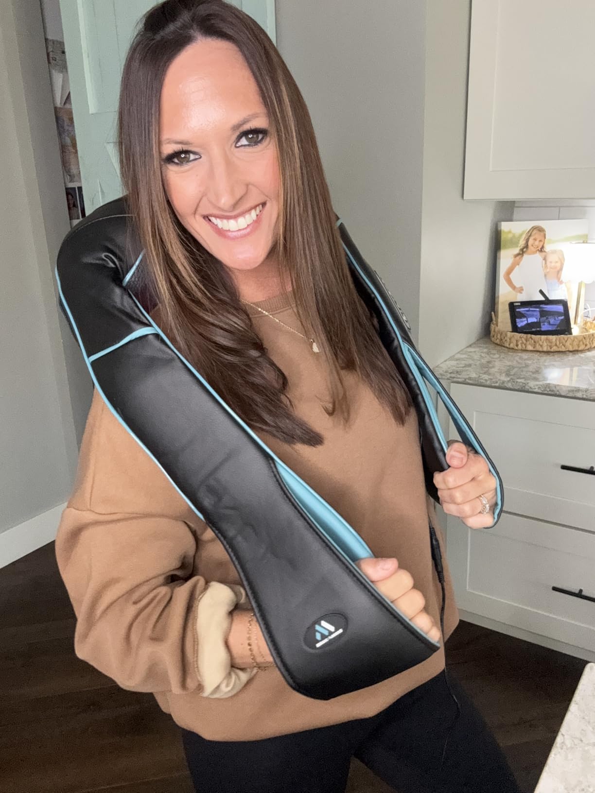 MagicMakers Shiatsu Neck Massager with Heat for Pain Relief Deep Tissue - Mothers Day Gifts for Mom, Women, Her | Ideal for Men, Dad & Him- Amazing Back & Shoulder Relief from Daughter or Son customer photo 1