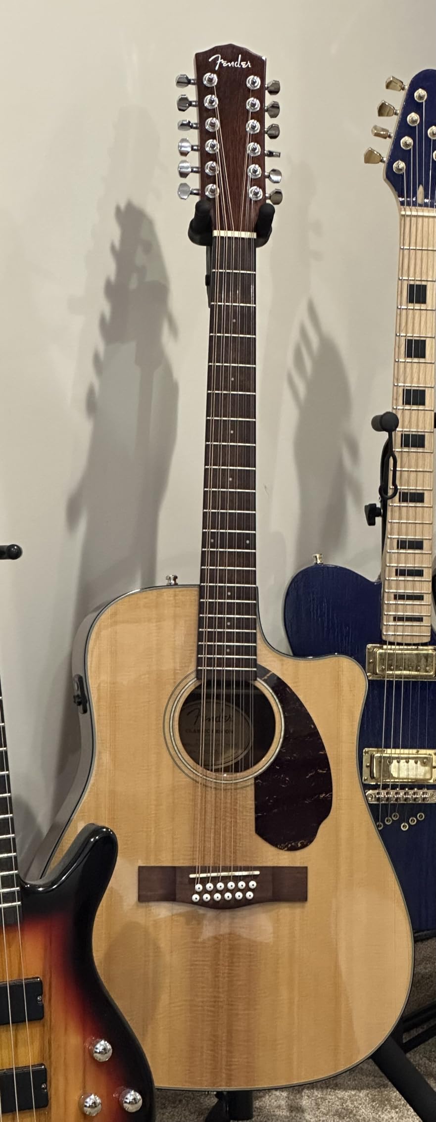 Fender CD-140SCE 12-String Dreadnought Cutaway Acoustic Electric Guitar with Fishman Pickup and Preamp, Natural, with Case customer photo 1
