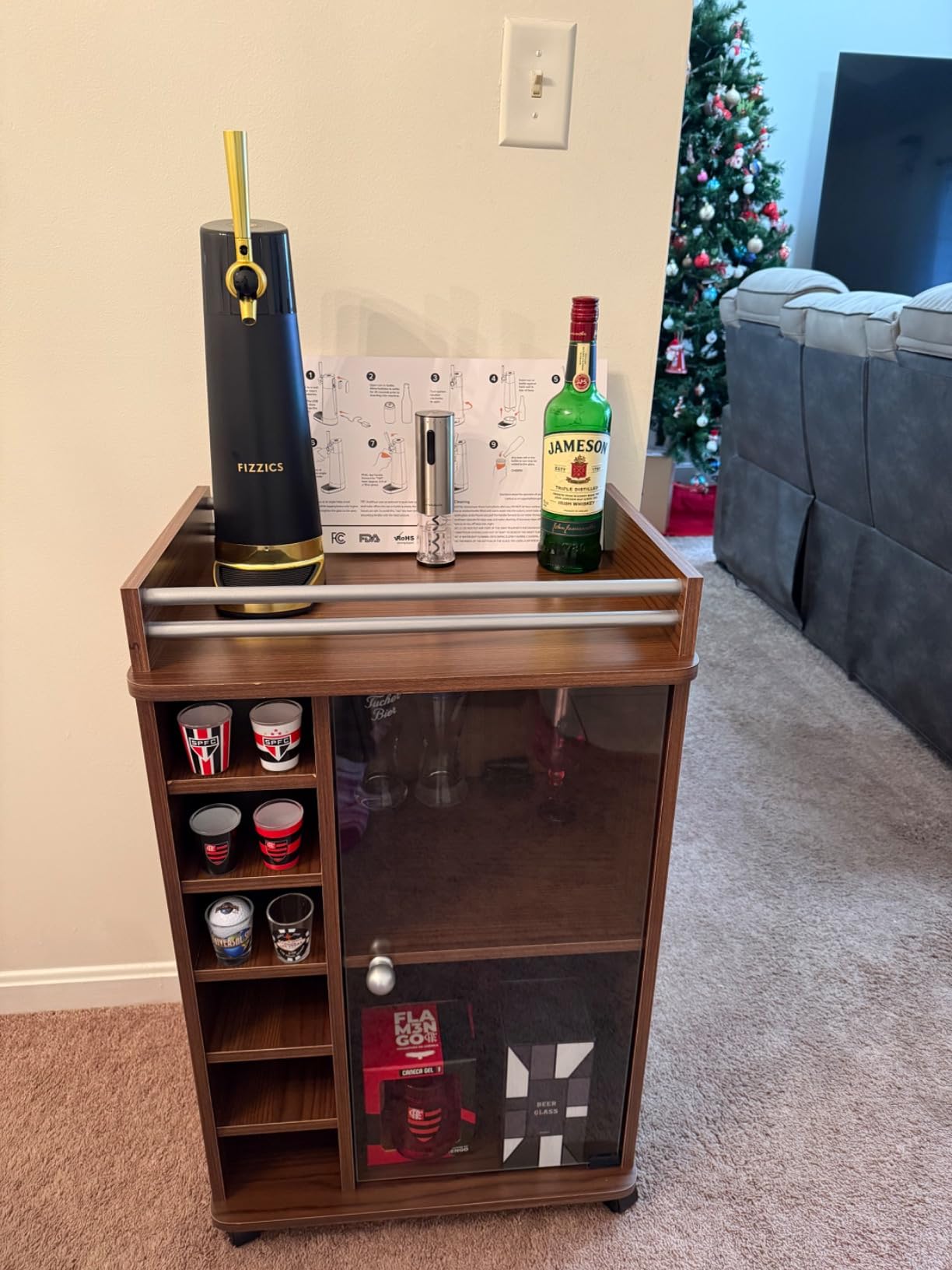 FIZZICS - DraftPour Beer Dispenser - Converts Any Can or Bottle Into a Nitro-Style Draft, Gift for Men and Beer Enthusiast, Beer Tap Draft Machine - Includes Upgraded Metal Tap Handle - Pub customer photo 2