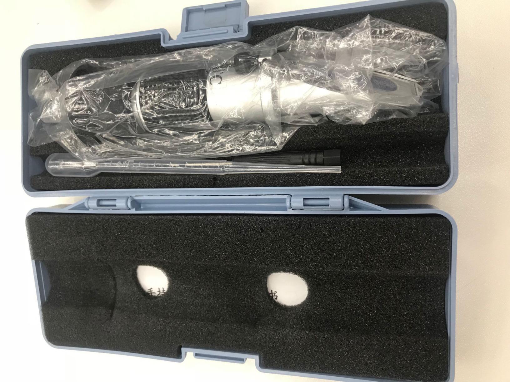 Honey Refractometer with ATC - Tiaoyeer Refractometer for Honey Moisture, Brix and Baume, 58-90% Brix Scale Range Honey Moisture Tester customer photo 2
