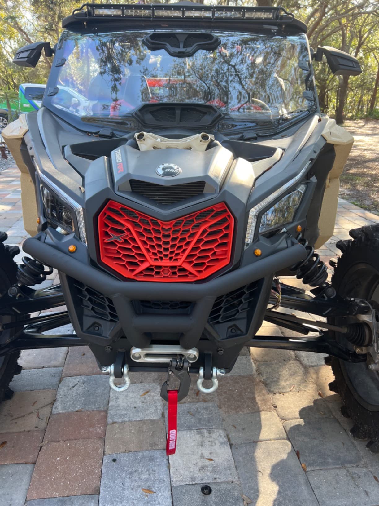 SuperATV Winch Ready Front Bumper For Can-Am Maverick X3 customer photo 2