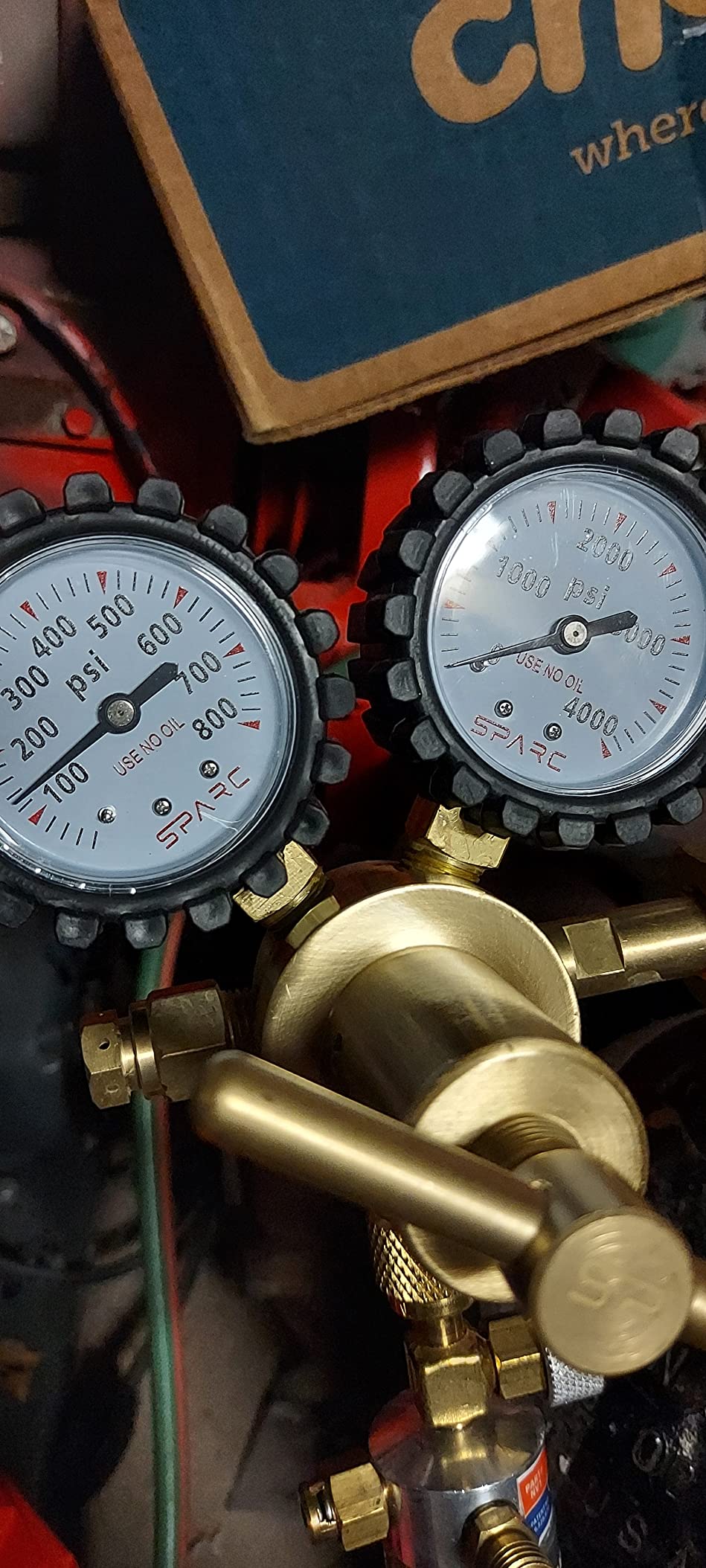 Premium Nitrogen Regulator HVAC - LIFETIME USA Warranty | 0-600PSI Delivery Pressure - for Brazing Purging Testing - CGA580 Inert Gas Helium Argon customer photo 2