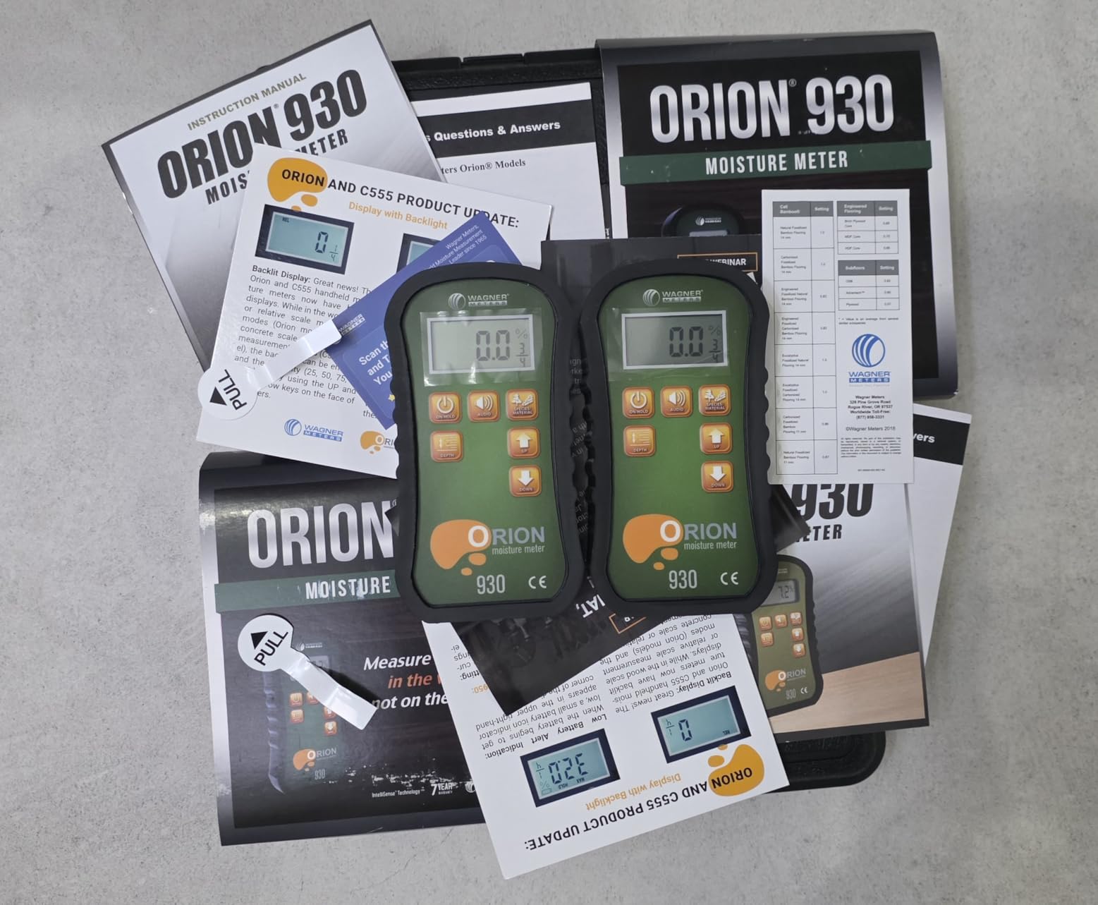 Wagner Meters Orion 930 Pinless Wood Moisture Meter - Accurate, Non-Damaging, Dual Depth Lumber Moisture Measurement, On-site Calibration customer photo 1