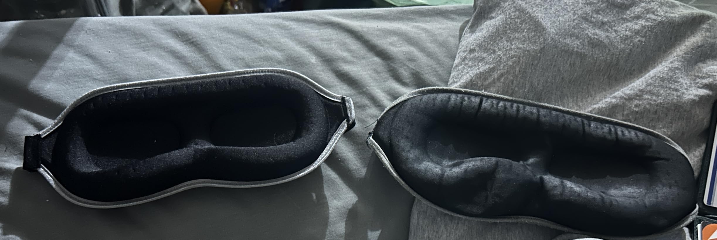 MZOO Luxury Sleep Eye Mask for Side Sleeper Men Women, Zero Eye Pressure 3D Sleeping Mask, Light Blocking Patented Design customer photo 2