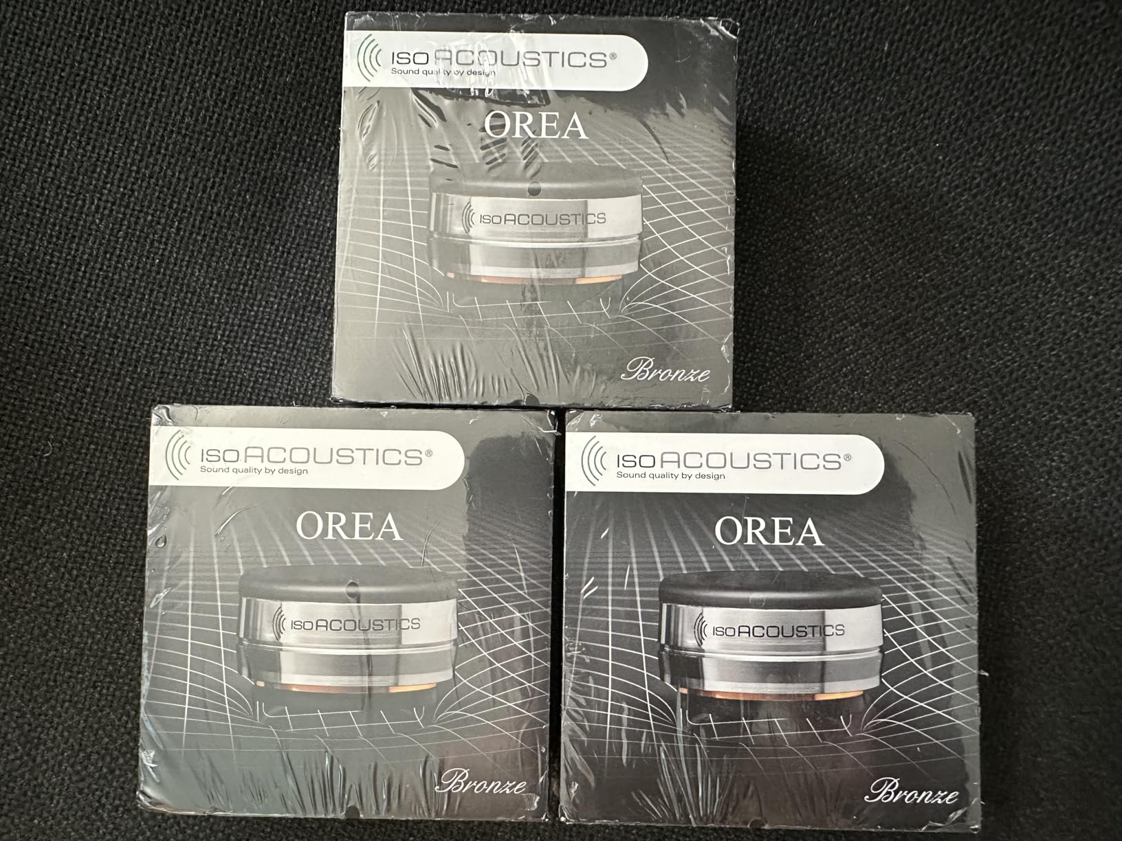 IsoAcoustics Orea Series Audio Equipment Isolators (Bronze - 8 lbs Max/pc) customer photo 2