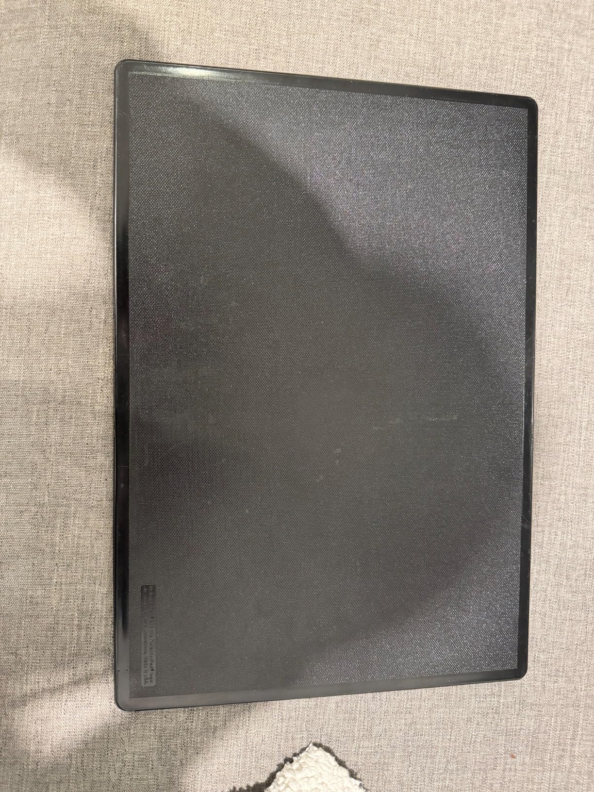 DefenderShield Laptop Pad for EMF Protection - DefenderPad EMF Blocker Pad that Protects from Heat, Battery and Wireless RF Emissions - Durable, Non-Slip Design for Laptops Up to 17 inches (Gray) customer photo 2