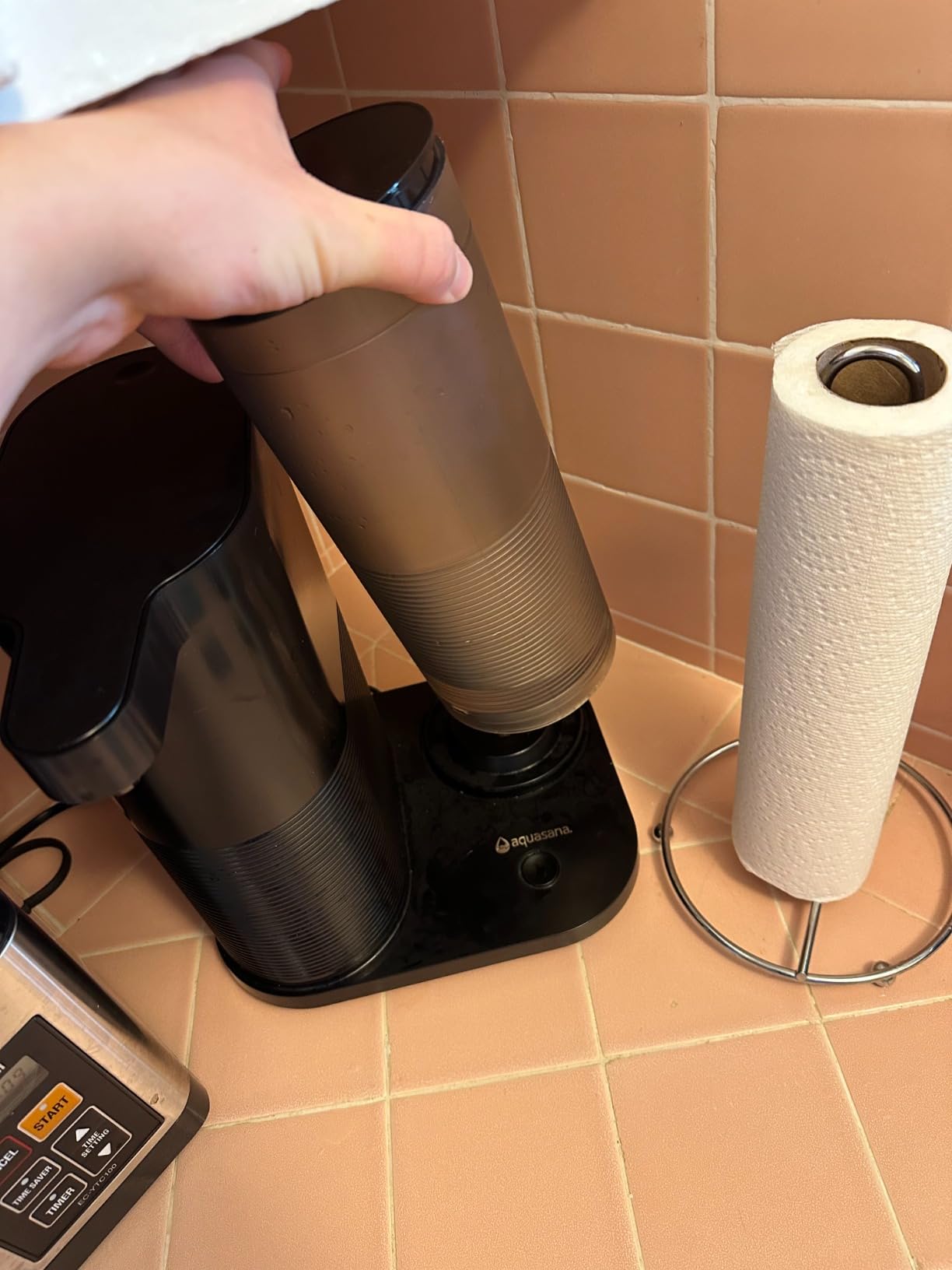 Aquasana Countertop Water Filter System for Drinking Water - Clean Water Machine - Removes 97% of Chlorine - Compact Filtration for Kitchen customer photo 1