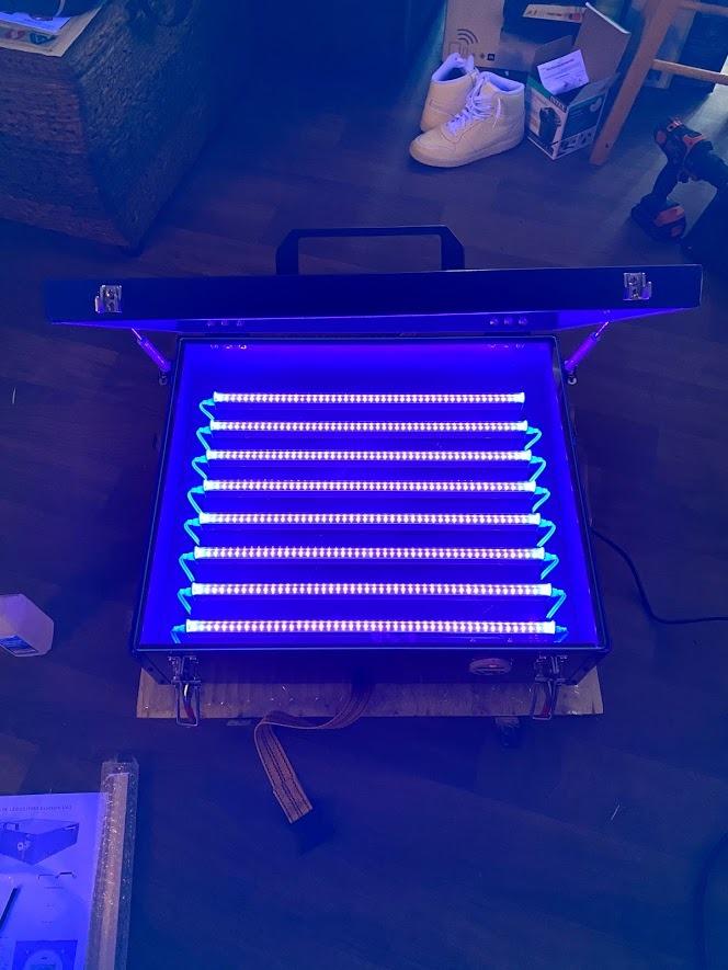 INTBUYING UV Exposure Unit Silk Screen Printing LED Light Box 20x24 Inches 110V customer photo 2