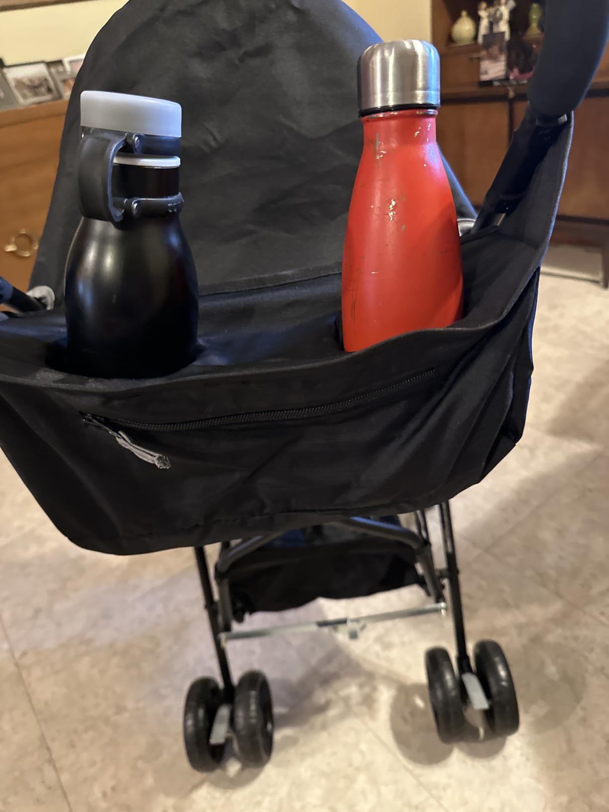 Ingenuity 3D Mini Convenience Stroller - Lightweight Stroller with Compact Fold, Multi-Position Recline, Canopy with Pop Out Sun Visor, Umbrella Stroller for Travel, Gray customer photo 2