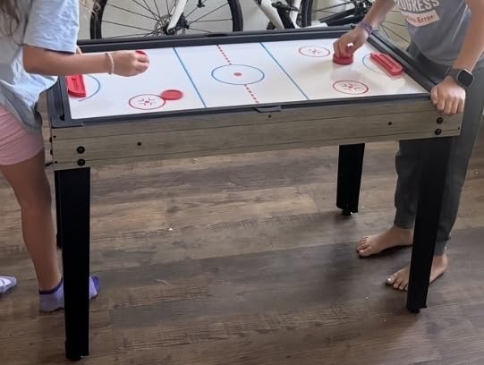 Best Choice Products 2x4ft 10-in-1 Combo Game Table Set with Hockey, Foosball, Pool, Shuffleboard, Ping Pong customer photo 1
