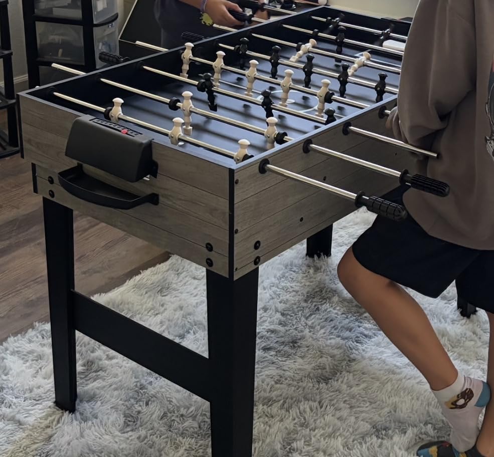 Best Choice Products 2x4ft 10-in-1 Combo Game Table Set with Hockey, Foosball, Pool, Shuffleboard, Ping Pong customer photo 2