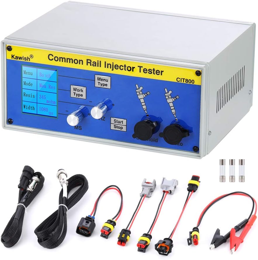 Common Rail Injector Tester Diesel CR Fuel Injector Cleaner Kit Common Rail piezoelectric Injector Testers Car Fuel Injector Tester with 4 Test Range customer photo 1