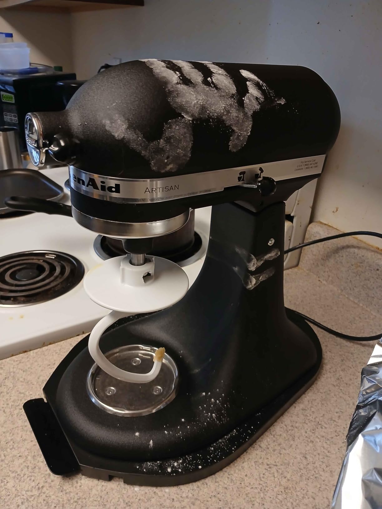 KitchenAid Artisan Series 5 Quart Tilt Head Stand Mixer with Pouring Shield KSM150PS, Blue Velvet customer photo 1