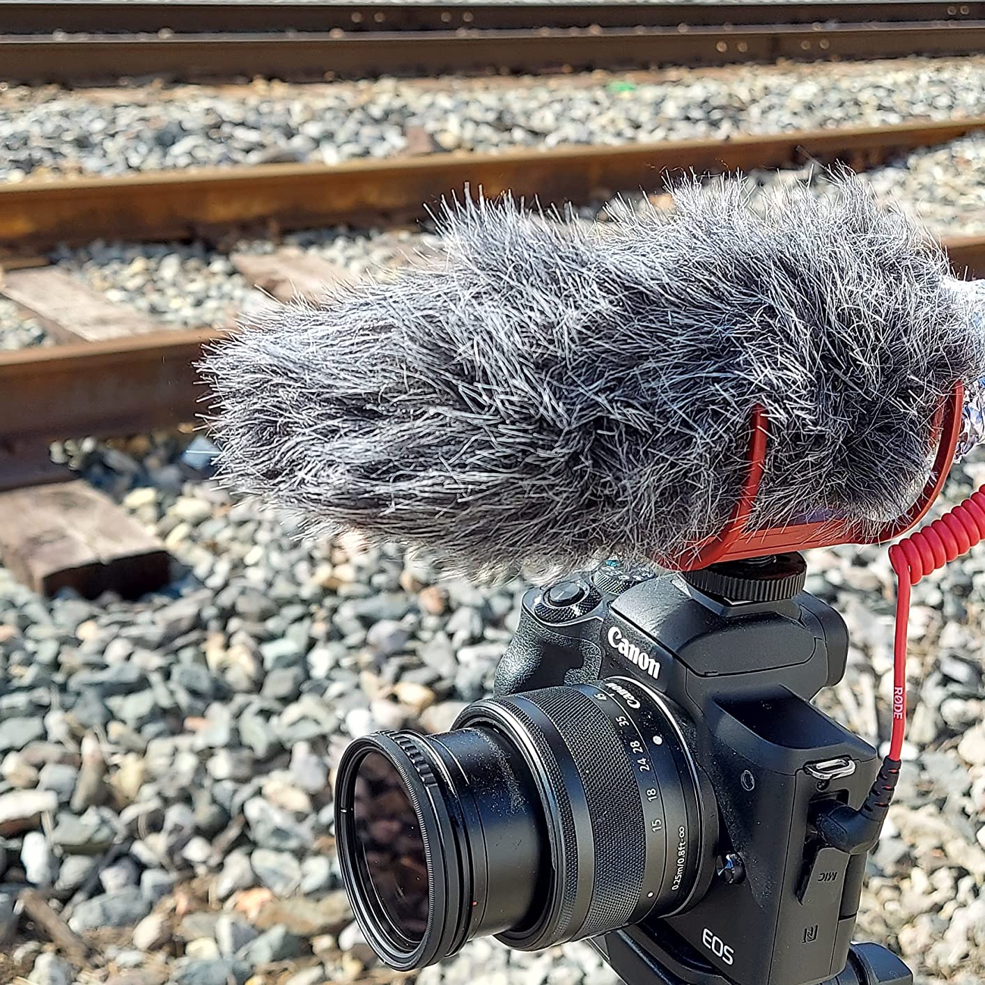 Microphone DeadCat for Rode VideoMic GO On-Camera Microphone, Windscreen Blocker Protection Cover Furry Microphone DeadCat for Rode VideoMic GO On-Camera Microphone customer photo 2