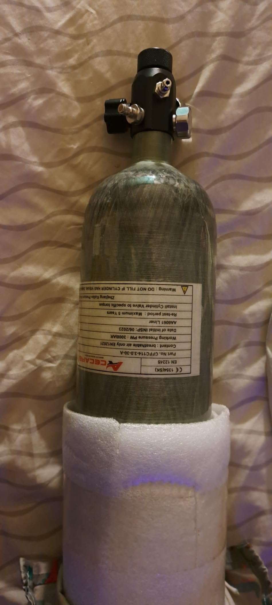 Acecare Carbon Fiber Cylinder 4500Psi High Pressure Thread M18X1.5 Paintball Tank for Airgun Air Rifle customer photo 1