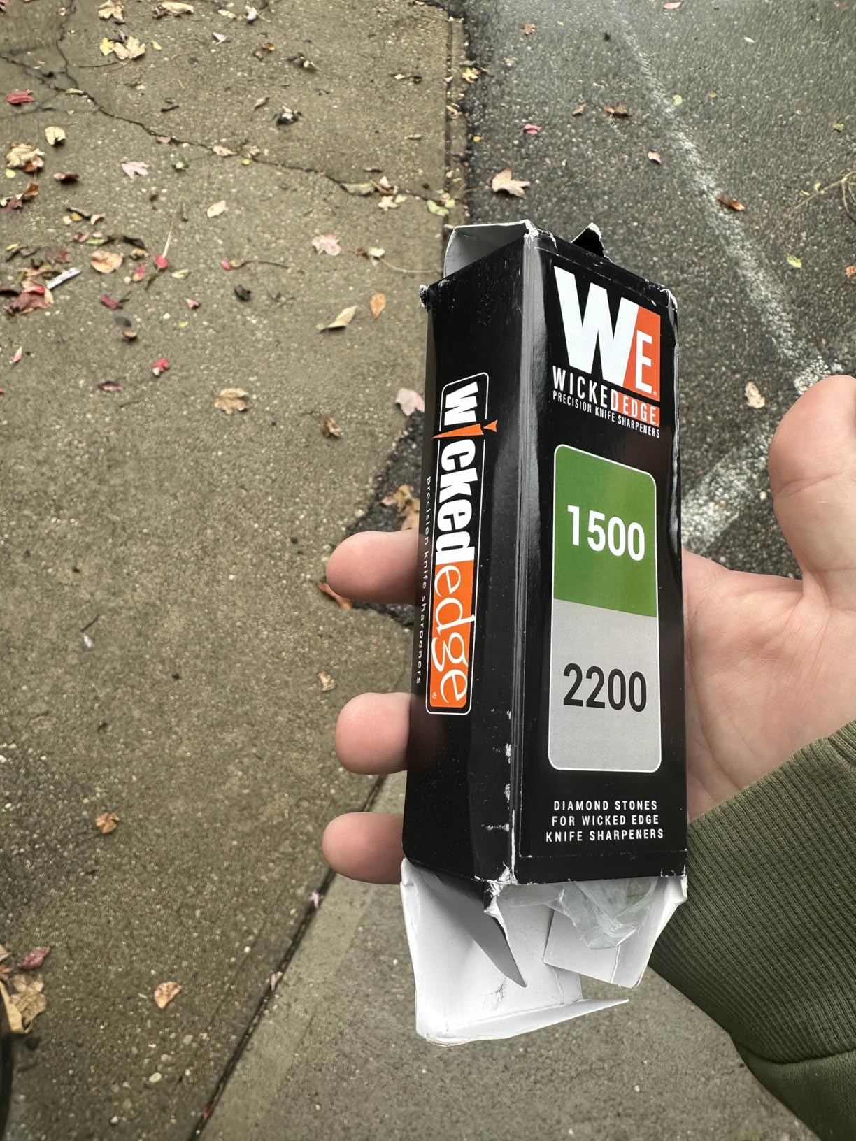 Wicked Edge Precision Knife Sharpener - Diamond Stones Pack - 1500/2200 Grit (2 stones of each grit included) customer photo 1