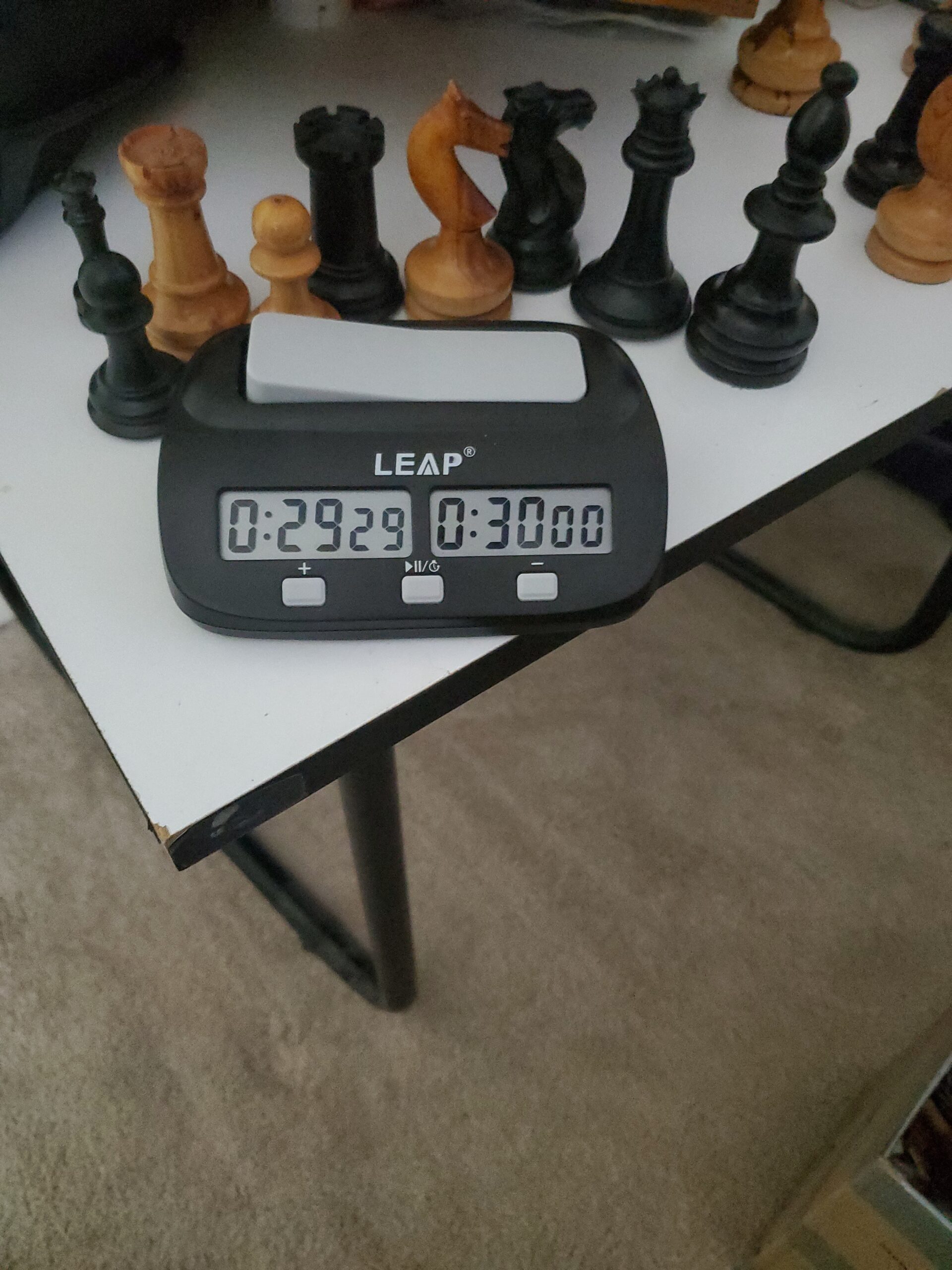 LEAP Chess Clock Fide Approved Digital Chess Timer Professional for Board Games Timer no Alarm Function (Official Store) Blue customer photo 2