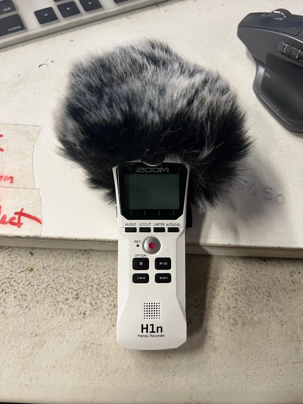 ChromLives Microphone Windscreen, Furry Windscreen Muff Wind Cover + Foam Microphone Windscreen Cover Compatible with Zoom H1 H1n Apogee Mic and More, Furry & Foam 2Pack customer photo 1