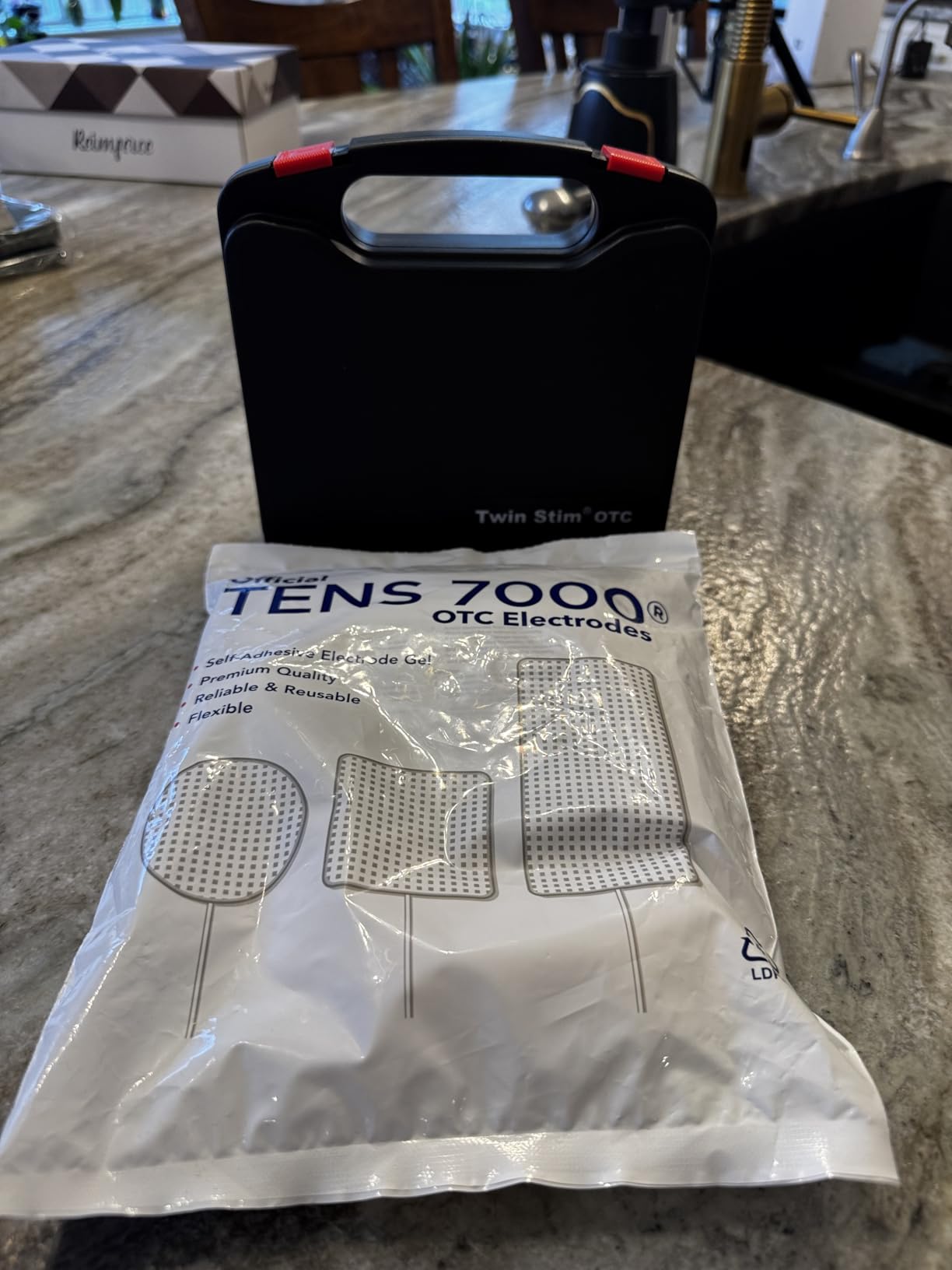 Roscoe Medical TENS Unit and EMS Muscle Stimulator, Twin Stim, OTC TENS Machine for Lower Back Pain Relief, Neck Pain, or Sciatica Relief, Clinical Strength Stim Machine customer photo 1