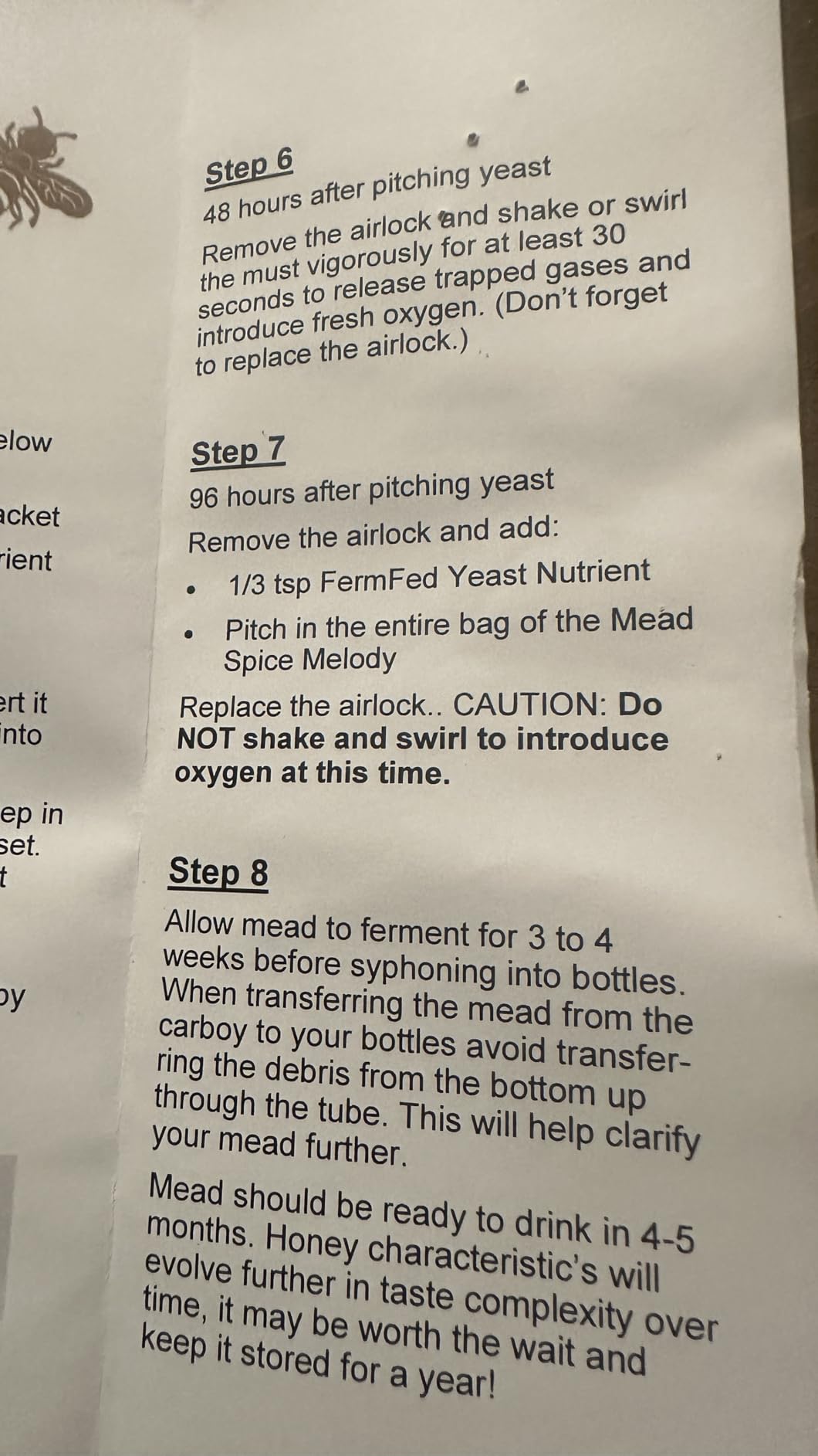 Mead Making Kit - 1 Gallon Mead Kit to Make Your Own Honey Wine with Reusable Equipment - Brew a Delicious Metheglin Style Mead with Must Bee Company - Starter Kit Includes Yeast, Nutrients and Spices customer photo 1