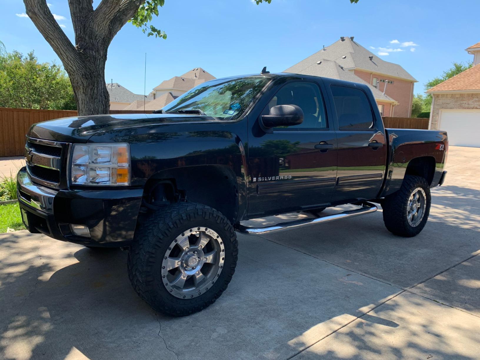 TAC Side Steps Running Boards Fit Chevy Silverado/GMC Sierra 2001-2018 1500 & 2001-2019 2500/3500 Crew Cab (Exclude C/K Classic) Truck Pickup 3