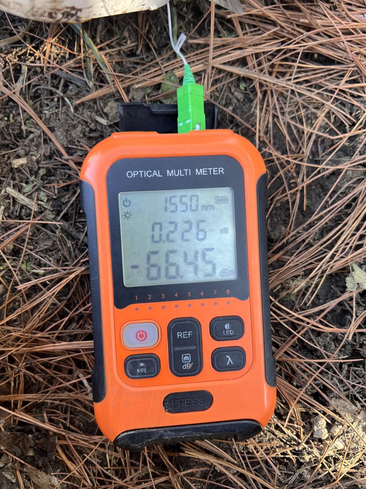 Fiber Optic Cable Tester Portable Optical Fiber Power Meter FC/SC/ST Universal Interface Integrated OPM, VFL, and RJ45 Functions (OPM-VFL-1) customer photo 2