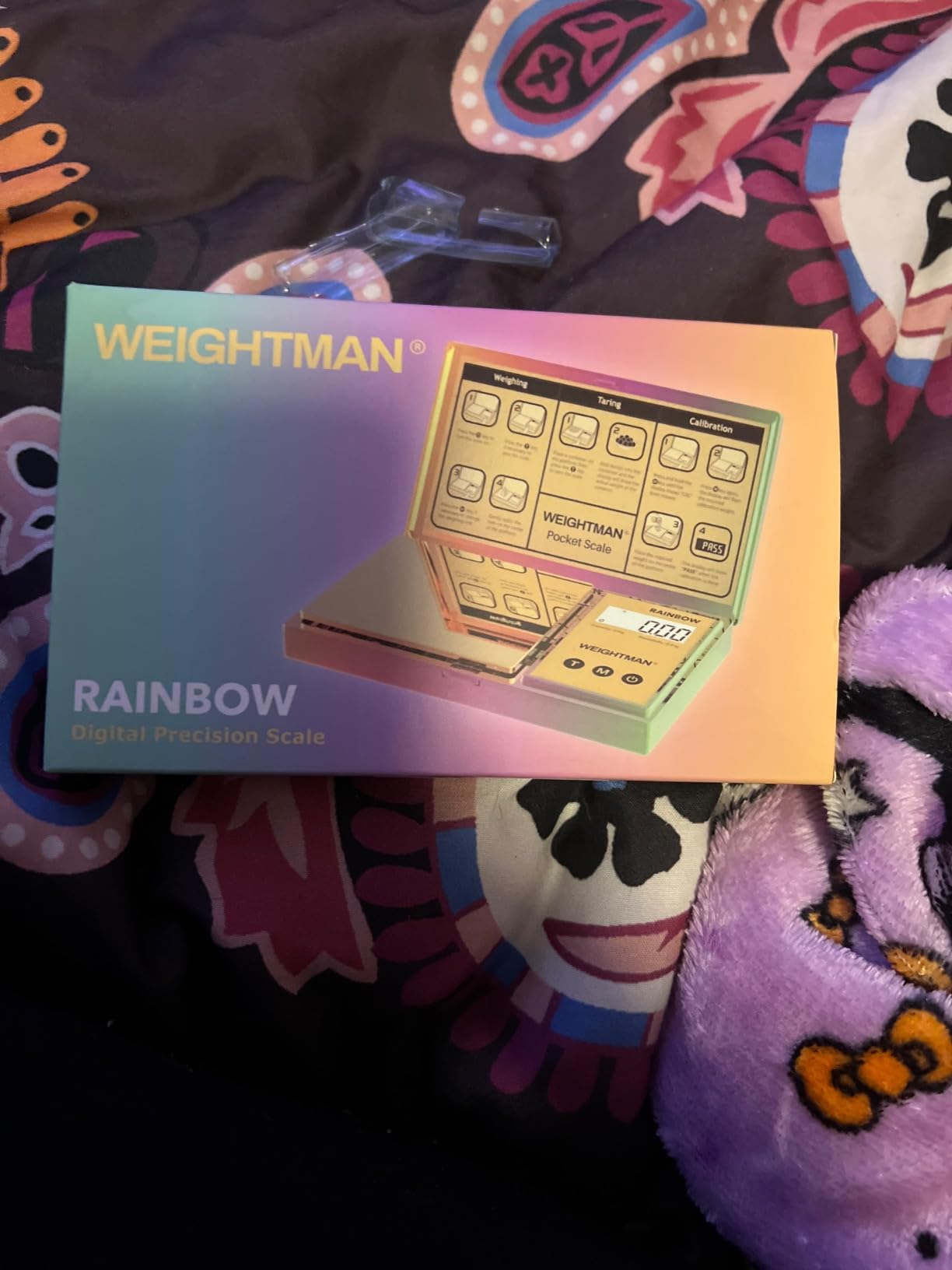 WEIGHTMAN Digital Scale Gram, 200g/0.01g Pocket Scale Gold Titanium Plating, LCD Backlit Display, Mini Jewelry Scale with 6 Units, Auto Off, Tare Function for Food, Coins, Battery Included customer photo 2