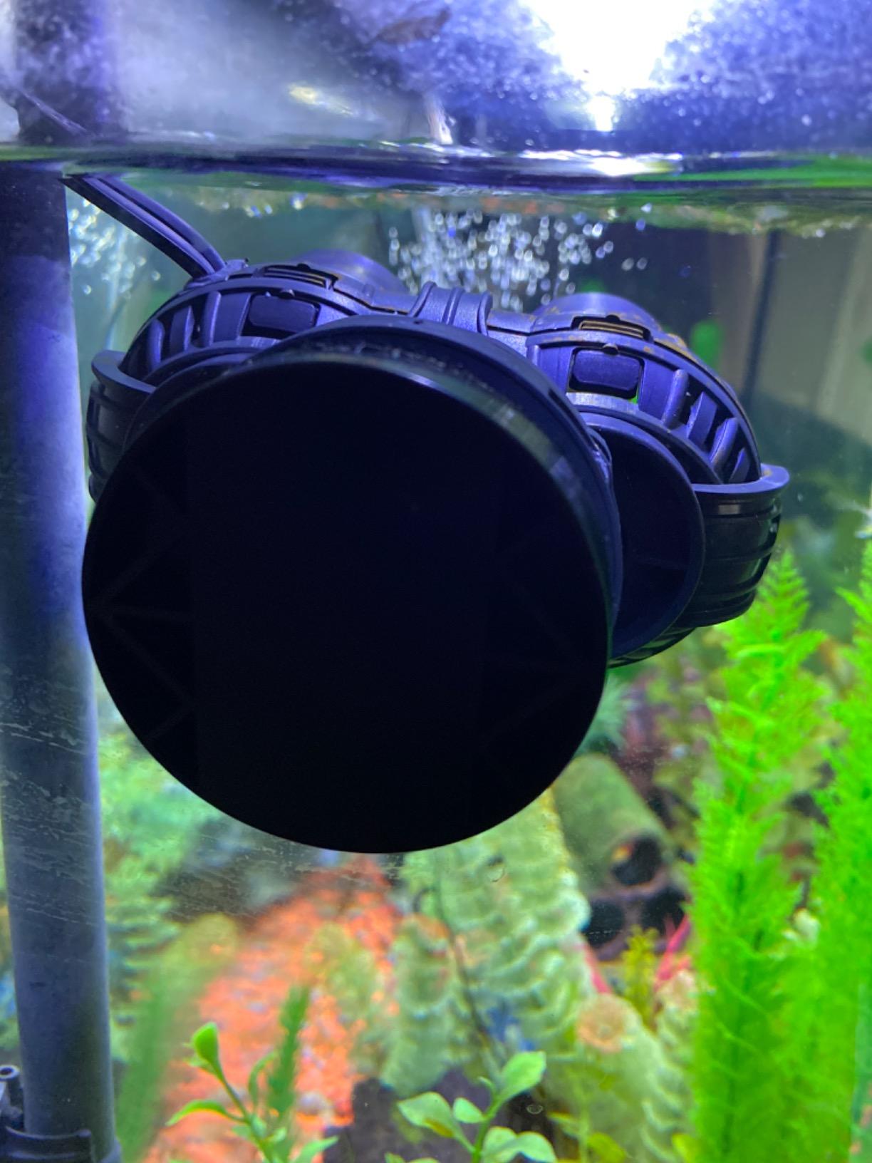 FREESEA Magnetic Wave Maker for Aquarium: Dual 180 Degree Adjustable Heads Eliminate Dead Spots Improve Water Quality for 55-125 Gallon Fish Tank customer photo 1